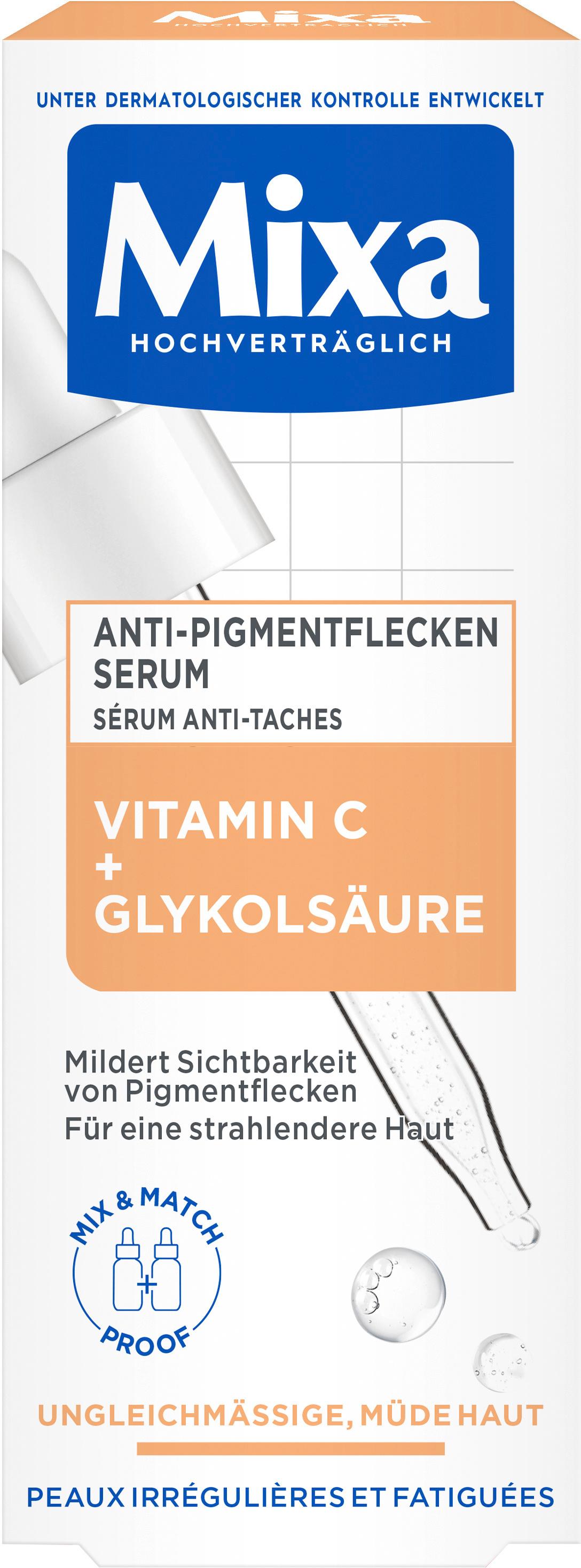 Mixa Anti-Pigmentflecken Serum mit Vitamin  C + Glykolsäure