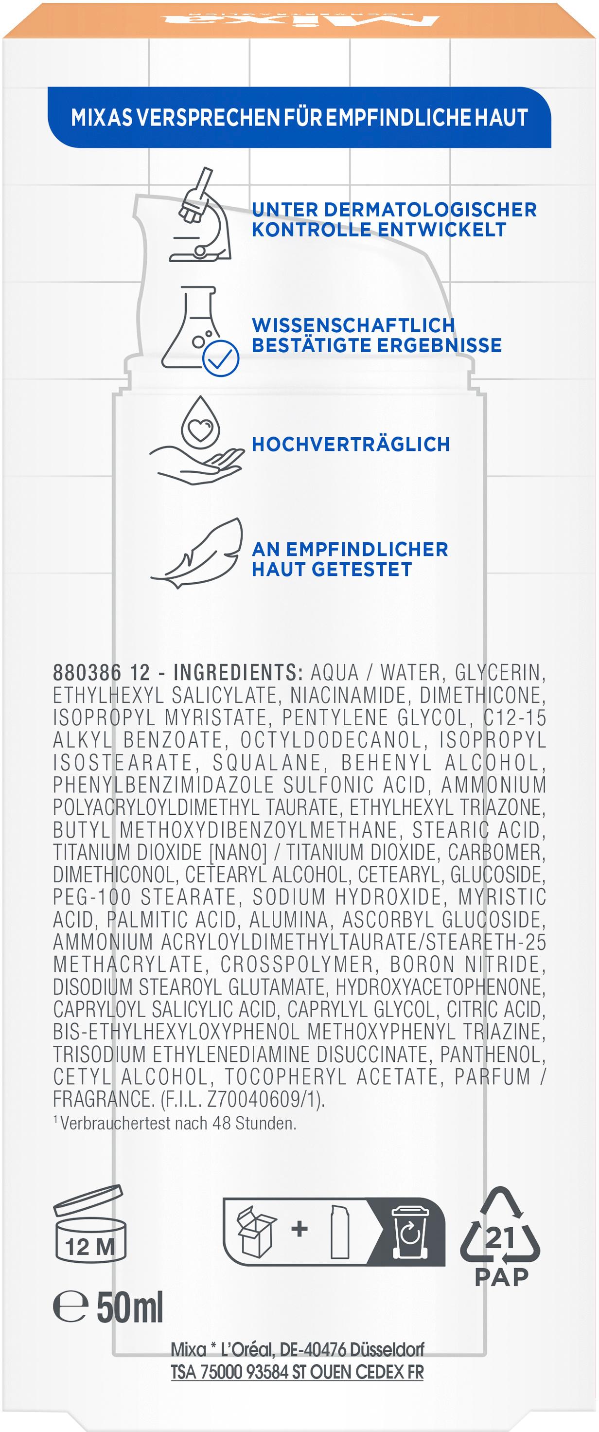 Produktbild Mixa Anti-Trockenheit Serum Hyaluronsäure + Milchsäure 2 von 14