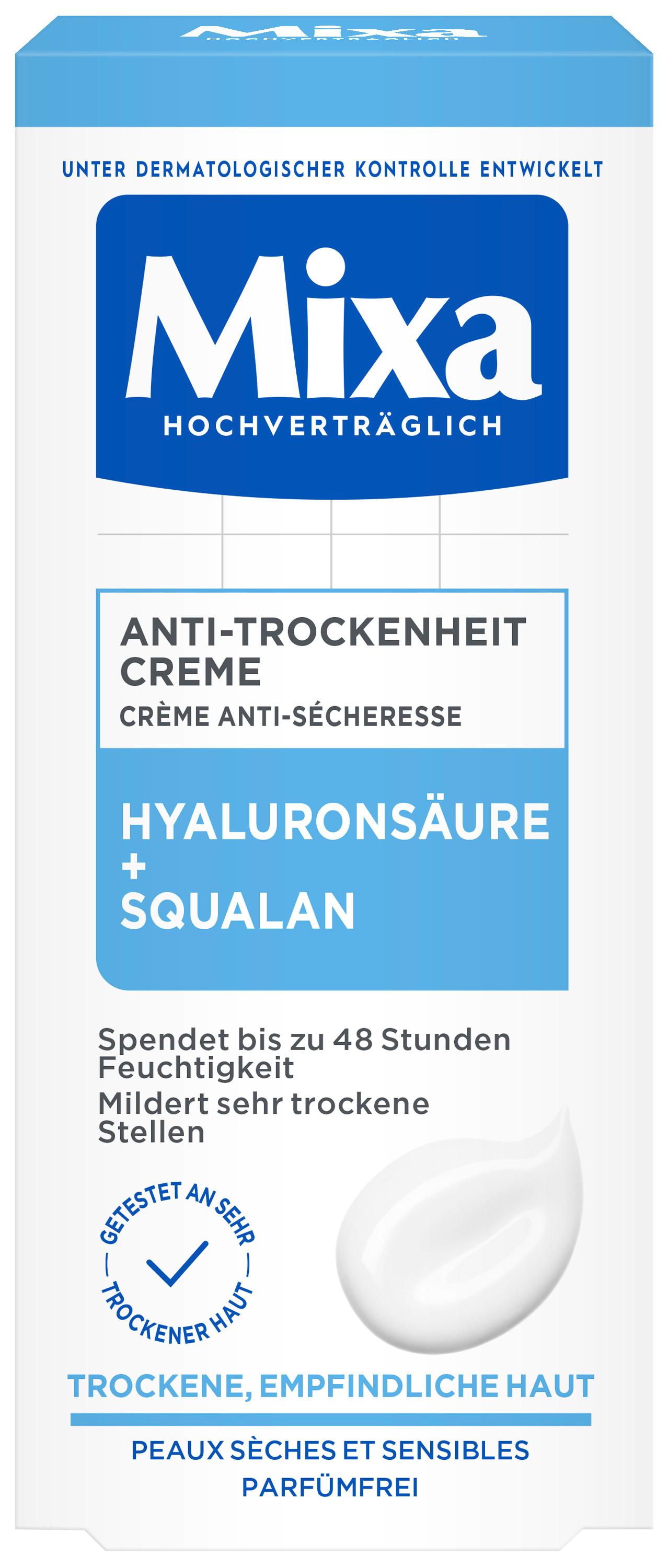Mixa Anti-Trockenheit Creme Hyaluronsäure + Squalan