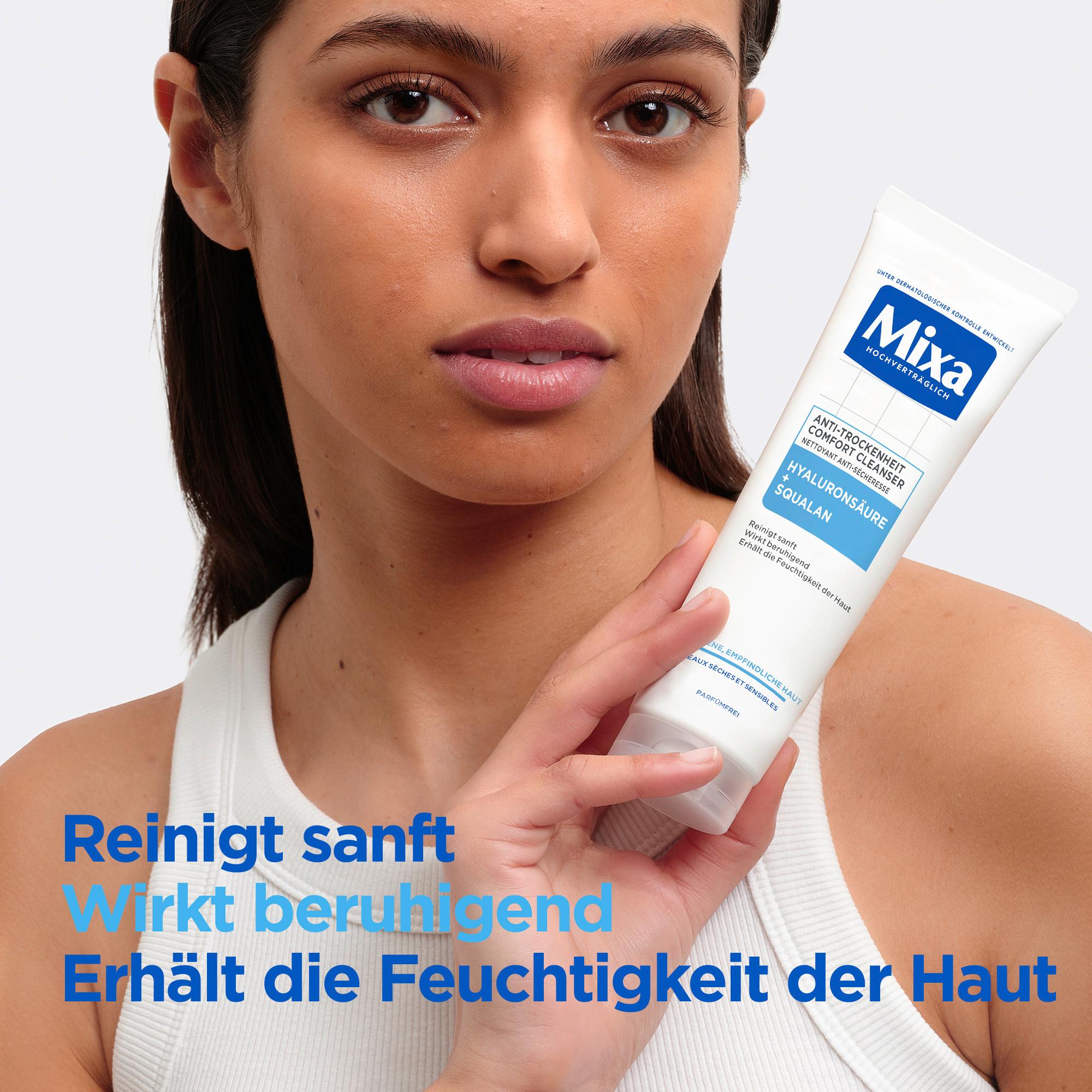 Produktbild Mixa Anti-Trockenheit Comfort Cleanser Hyaluronsäure + Squalan 9 von 10