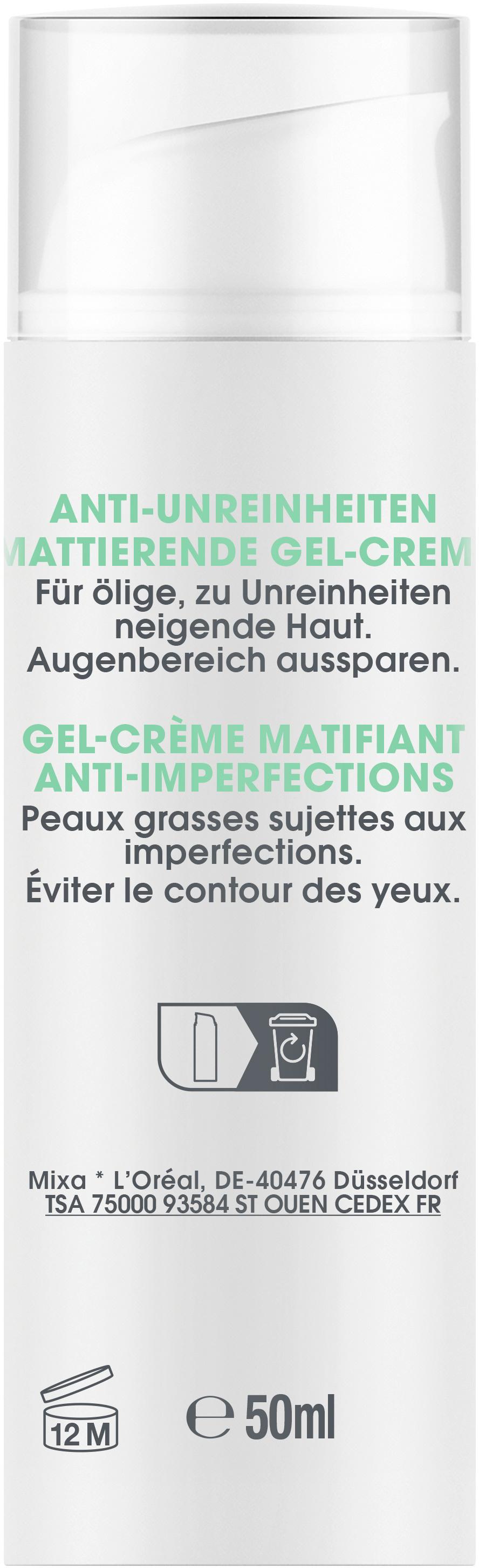 Produktbild Mixa Anti-Unreinheiten Mattierende Gel-Creme mit Salicylsäure + AHA 8 von 12