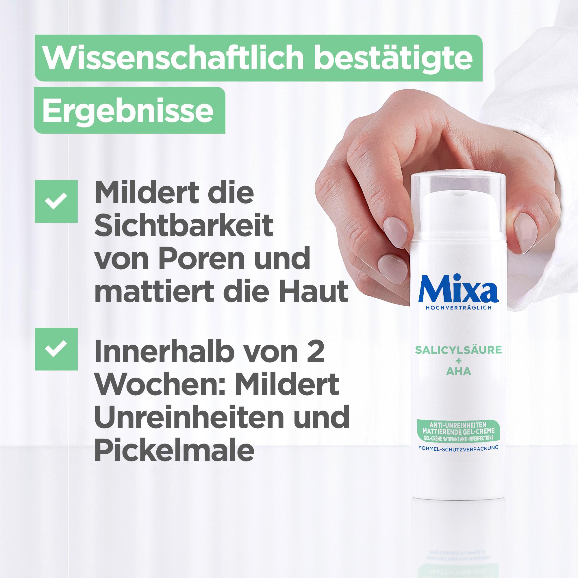 Produktbild Mixa Anti-Unreinheiten Mattierende Gel-Creme mit Salicylsäure + AHA 11 von 12
