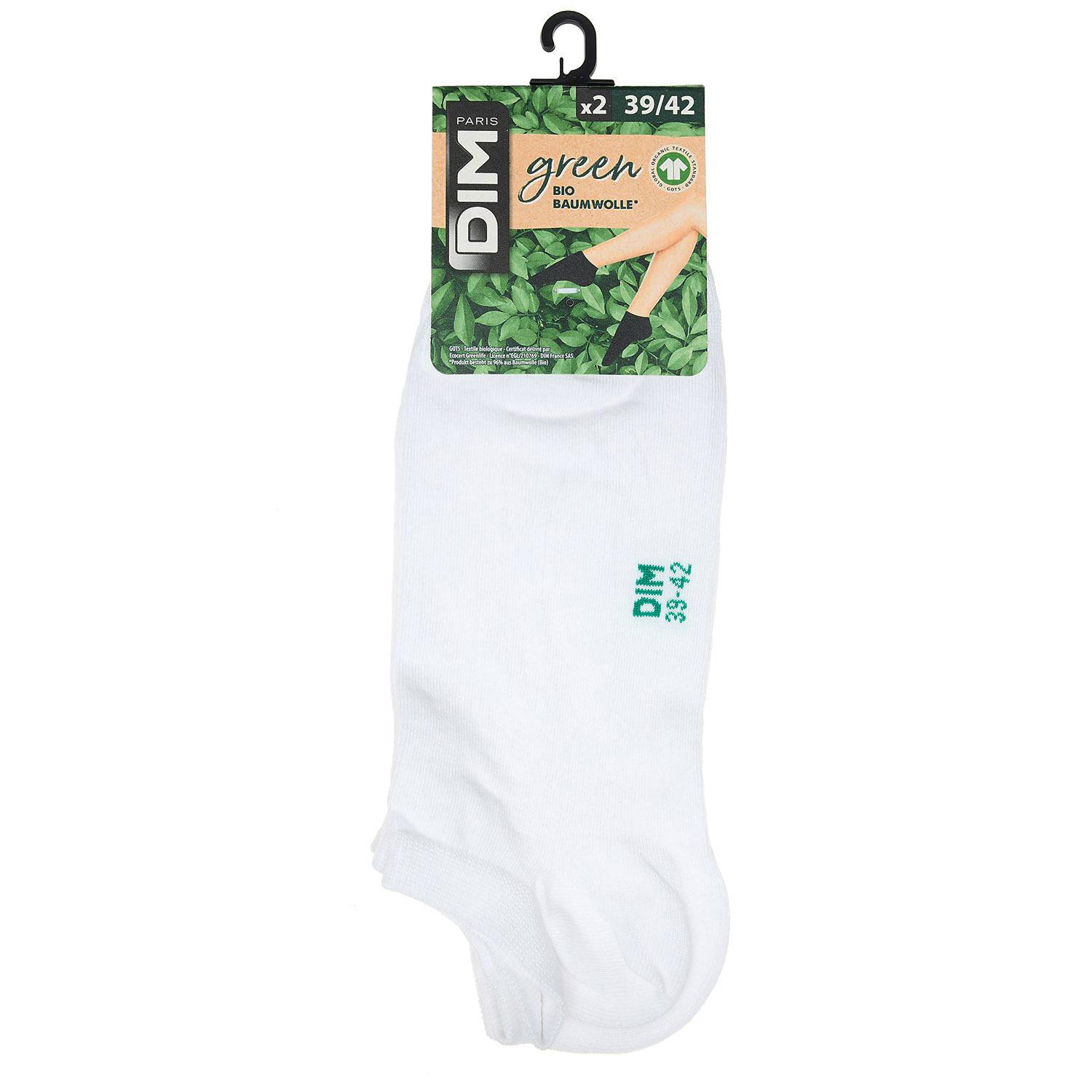 Produktbild DIM Damen Sneaker Socken aus Bio-Baumwolle 2er Pack 2 von 2