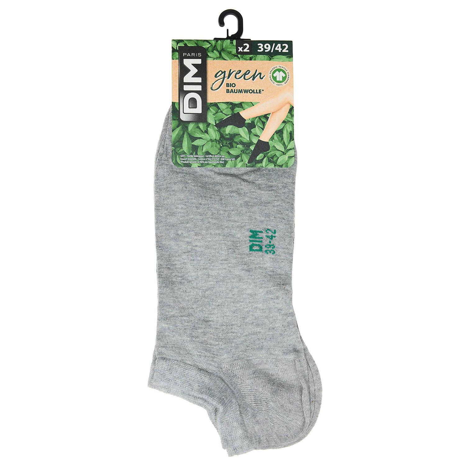 Produktbild DIM Damen Sneaker Socken aus Bio-Baumwolle 2er Pack 2 von 2