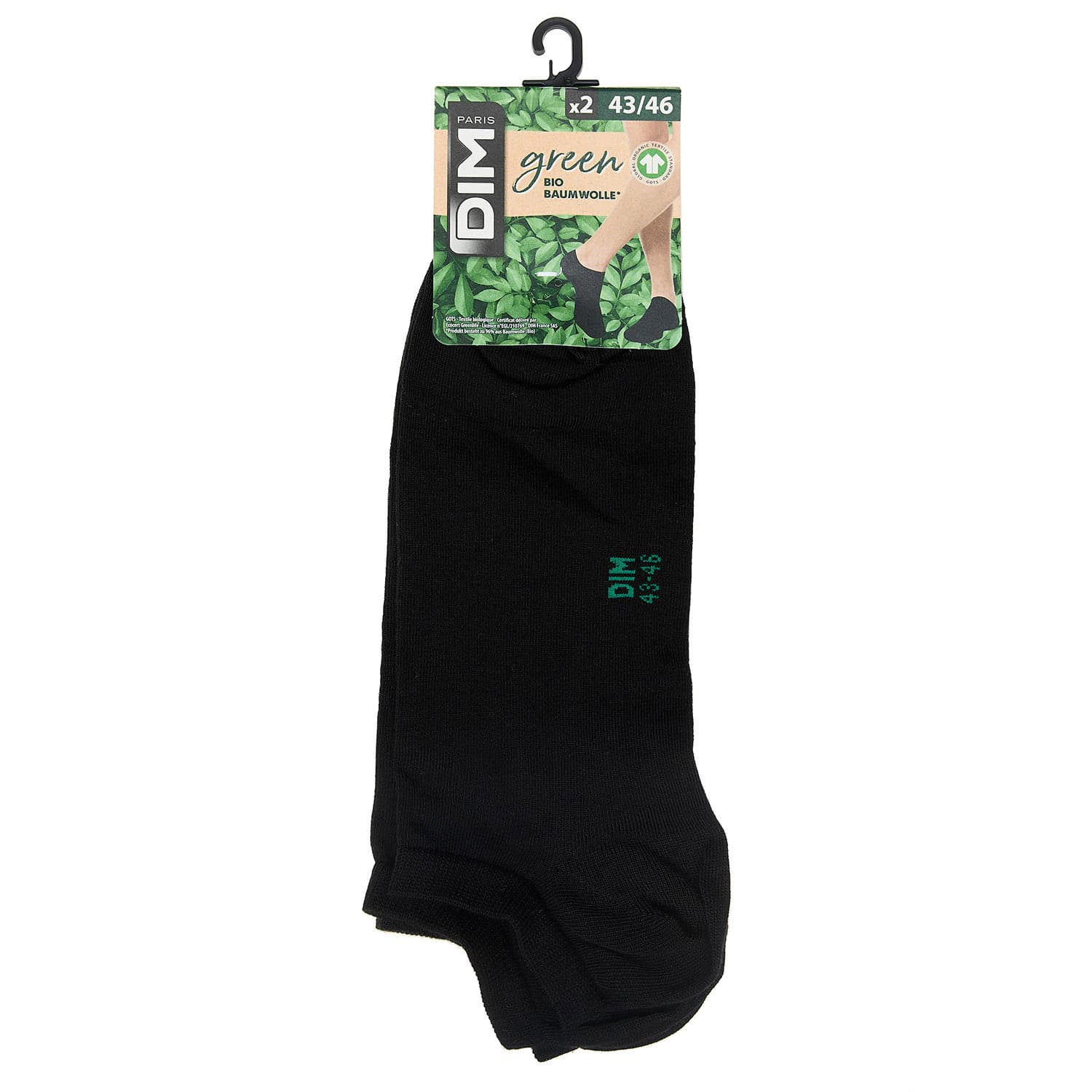 Produktbild DIM Herren Sneaker Socken aus Bio-Baumwolle 2er Pack 2 von 2