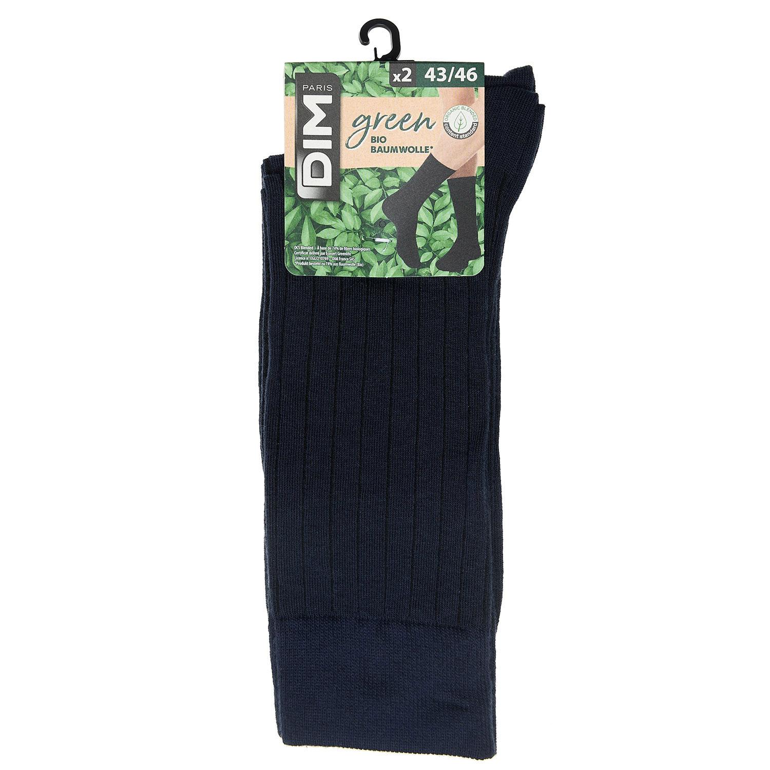 Produktbild DIM Herren Socken aus Bio-Baumwolle Green 2er Pack 2 von 2