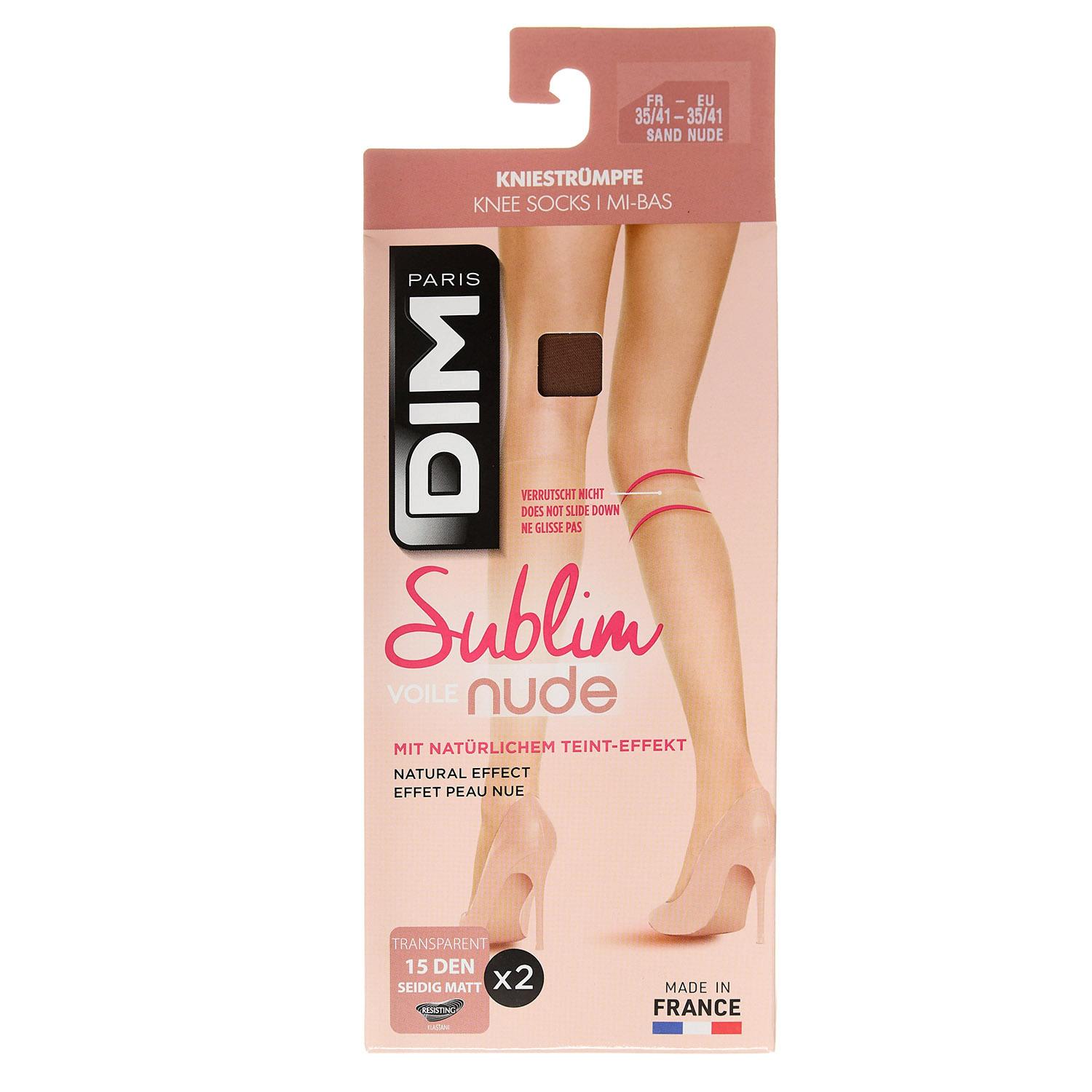 Produktbild DIM Damen Kniestrümpfe Sublim 15 DEN 2er Pack 2 von 2