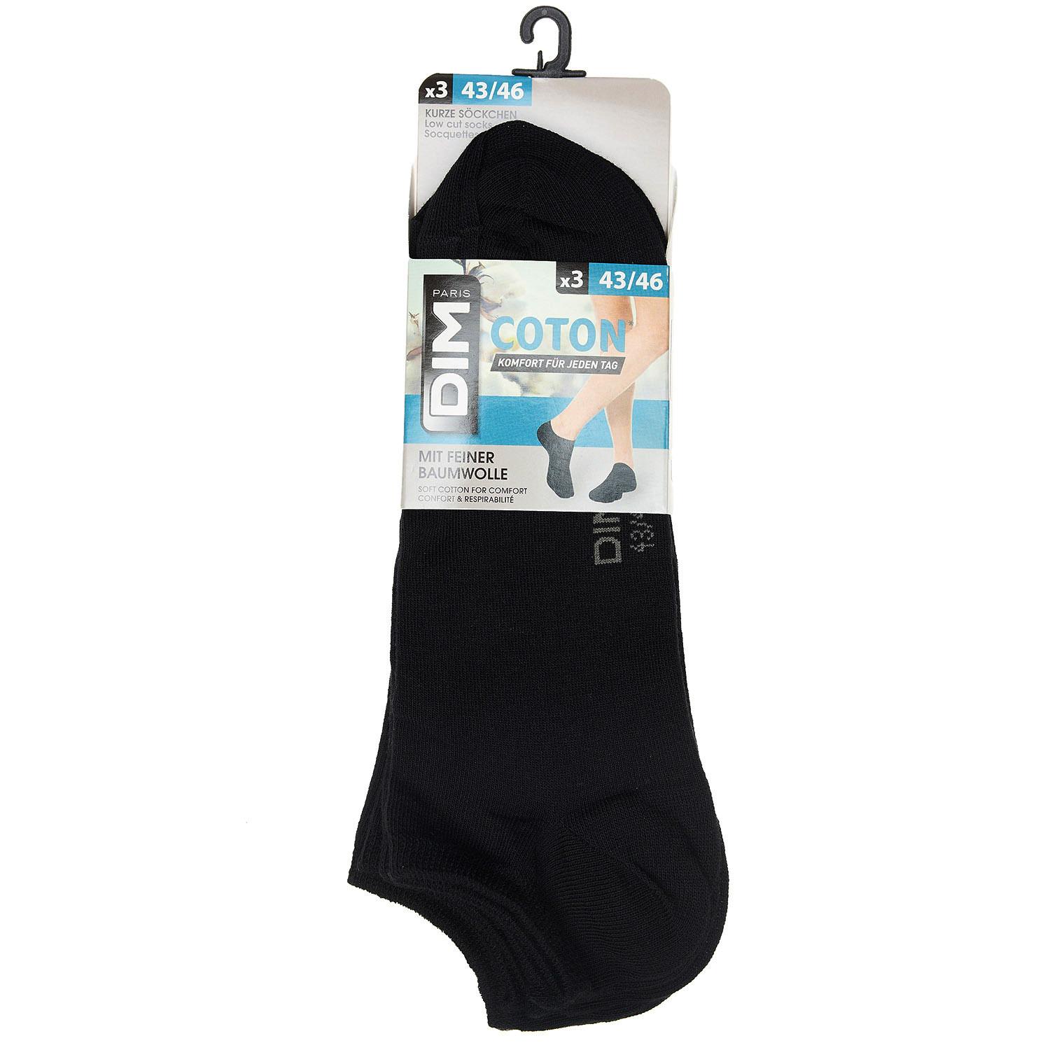 Produktbild DIM Herren Sneaker Socken aus Baumwolle  3er Pack 2 von 2