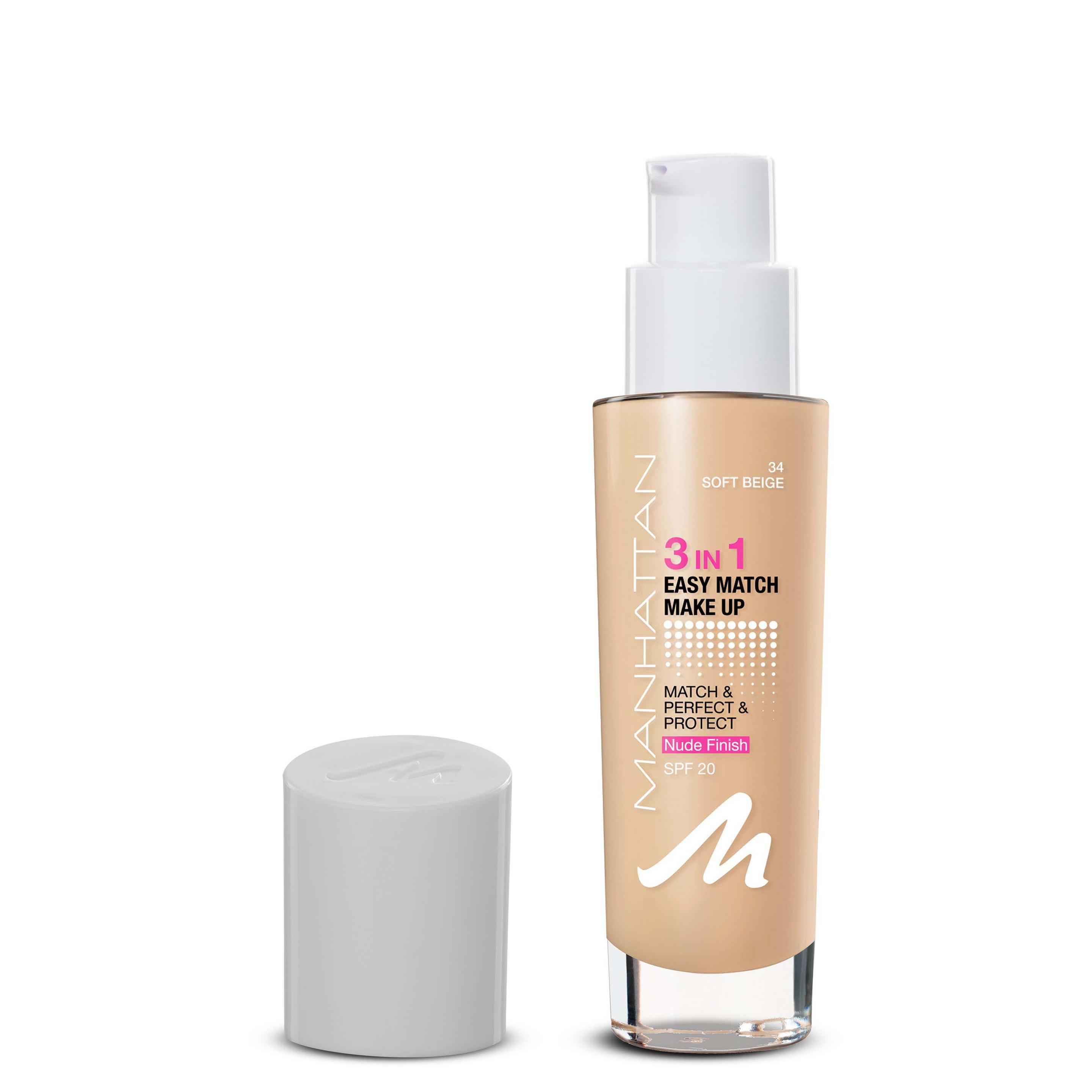 MANHATTAN COSMETICS 3in1 Easy Match Make Up