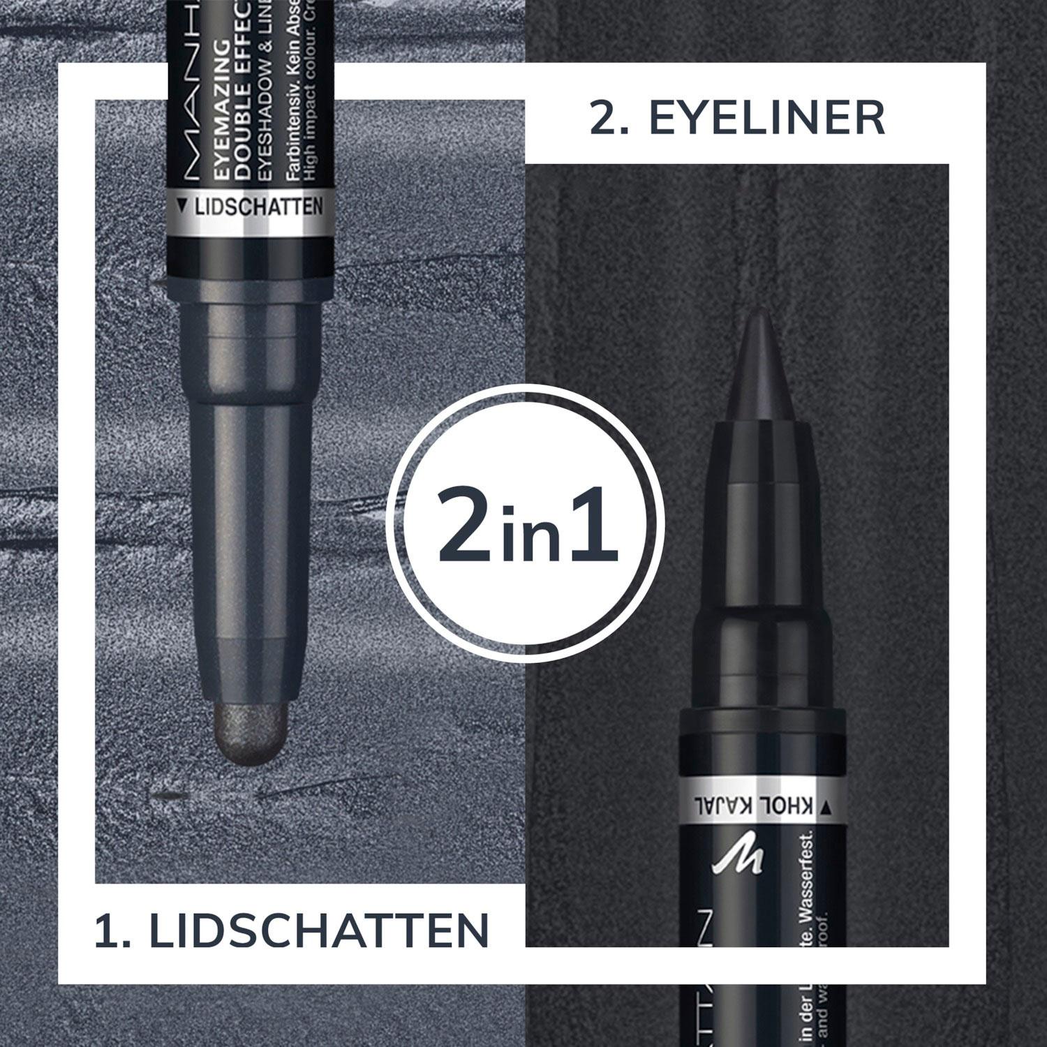 Produktbild MANHATTAN COSMETICS Eyemazing Double Effect 2-in-1 Eyeshadow&Liner 4 von 4