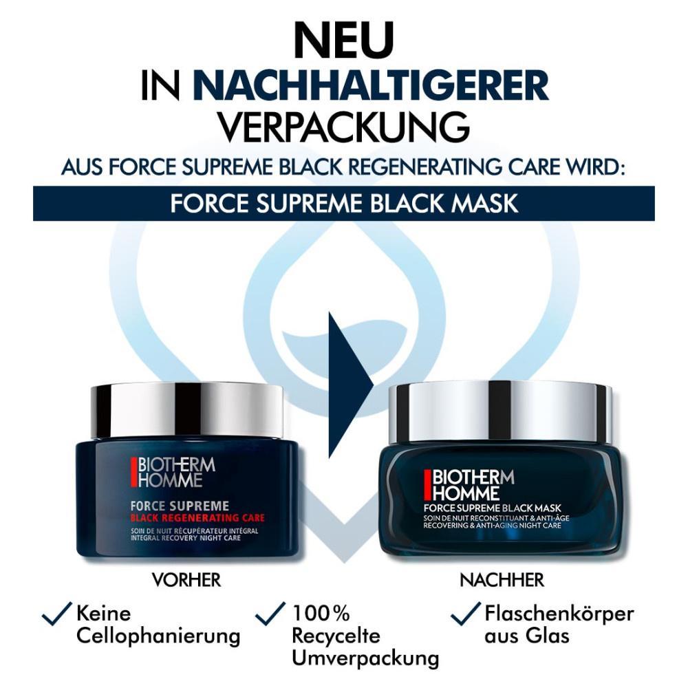 Produktbild BIOTHERM HOMME Nachtcreme Force Supreme Black Mask 8 von 10