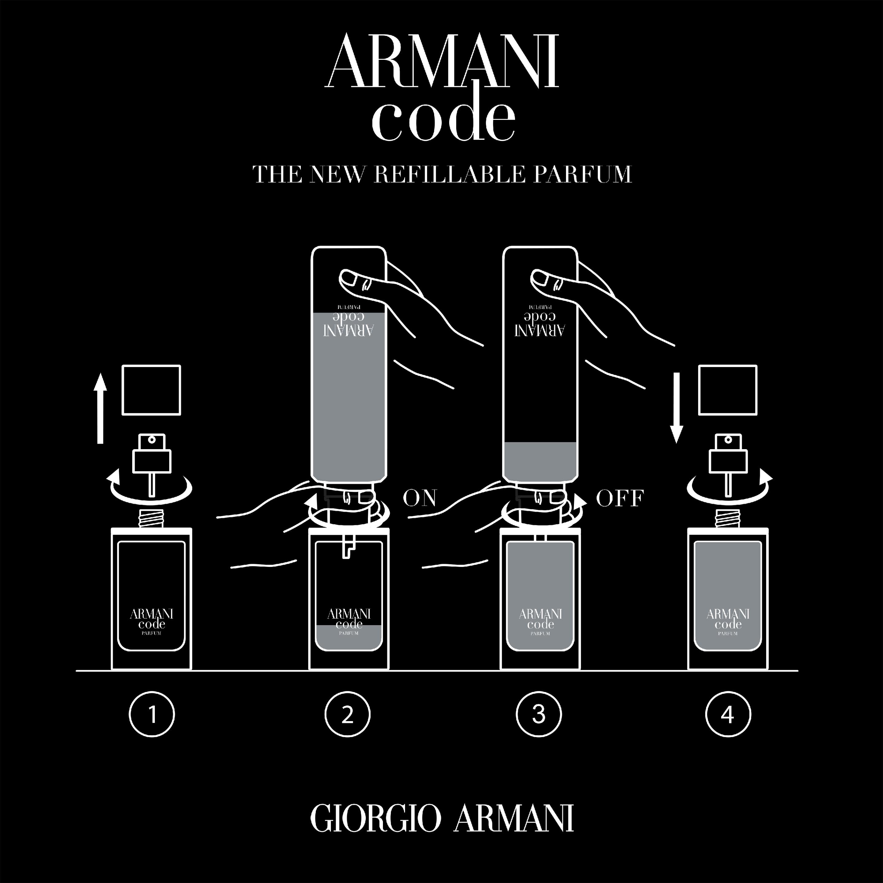 Produktbild GIORGIO ARMANI Code Homme Parfum Nachfüllbar 7 von 8