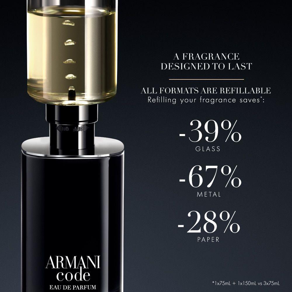 Produktbild GIORGIO ARMANI Code Homme Eau de Parfum Nachfüllbar 9 von 9