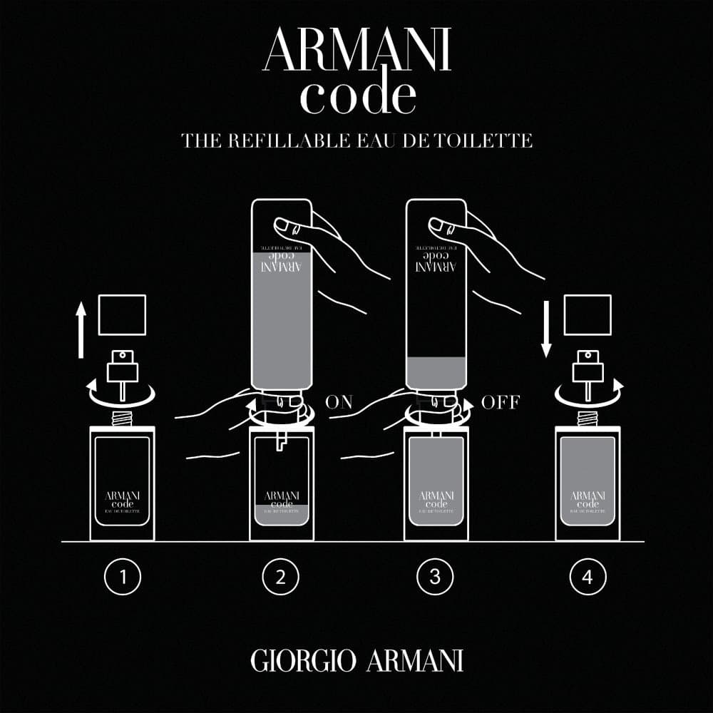 ARMANI Code Homme Eau de Toilette Nachfüllbar