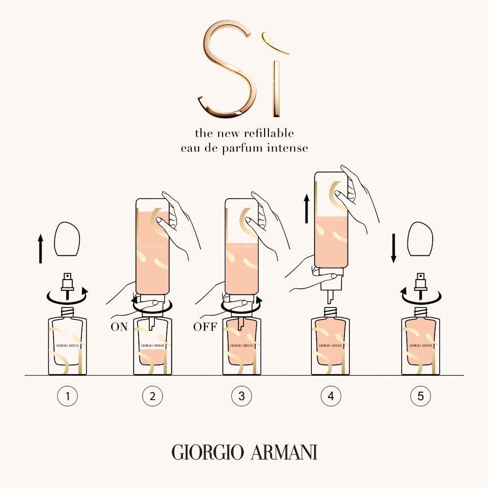 Produktbild GIORGIO ARMANI Sì Intense Eau de Parfum Nachfüllbar 6 von 7