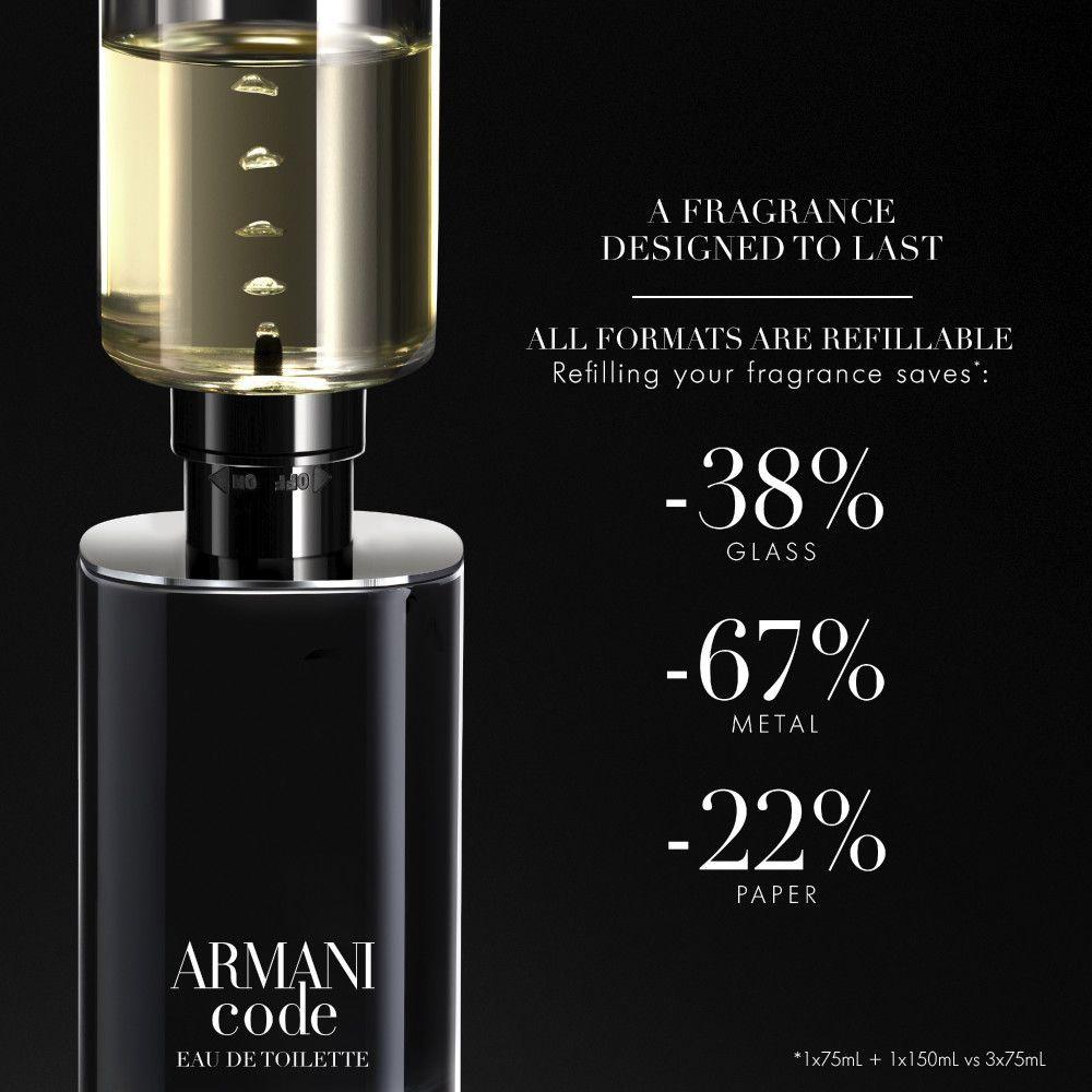 Produktbild GIORGIO ARMANI Code Homme Eau de Toilette Nachfüllbar 7 von 8