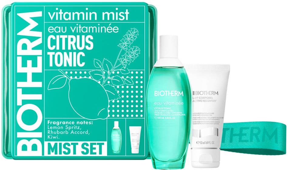 BIOTHERM Eau Vitaminée Citrus Tonic Eau de Toilette und Lait Corporel Active Recovery Geschenkpackung