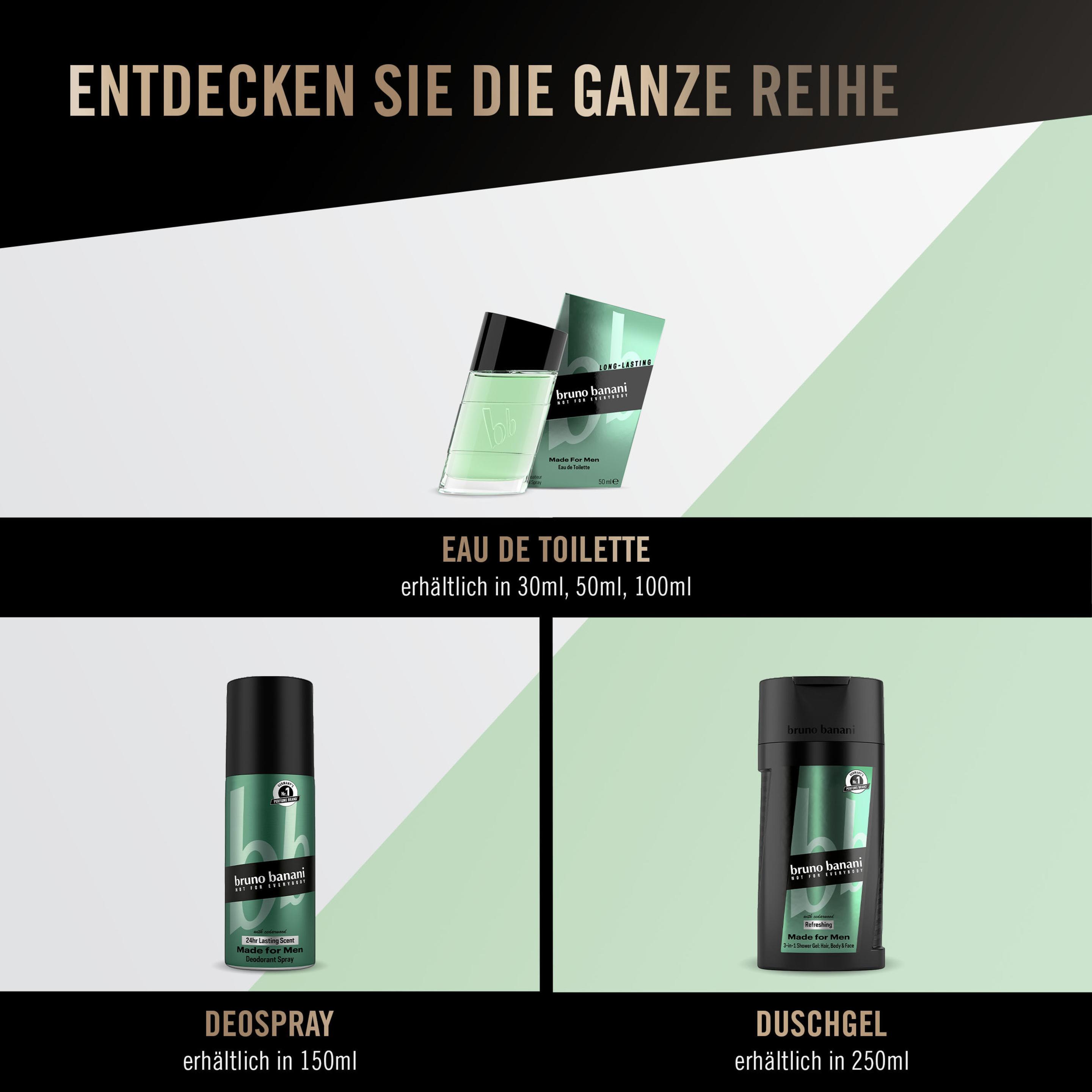 Produktbild bruno banani Made For Men Eau de Toilette 3 von 10