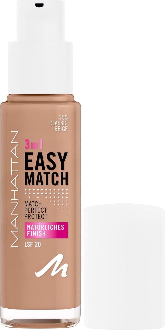 MANHATTAN COSMETICS Easy Match Foundation LSF 20