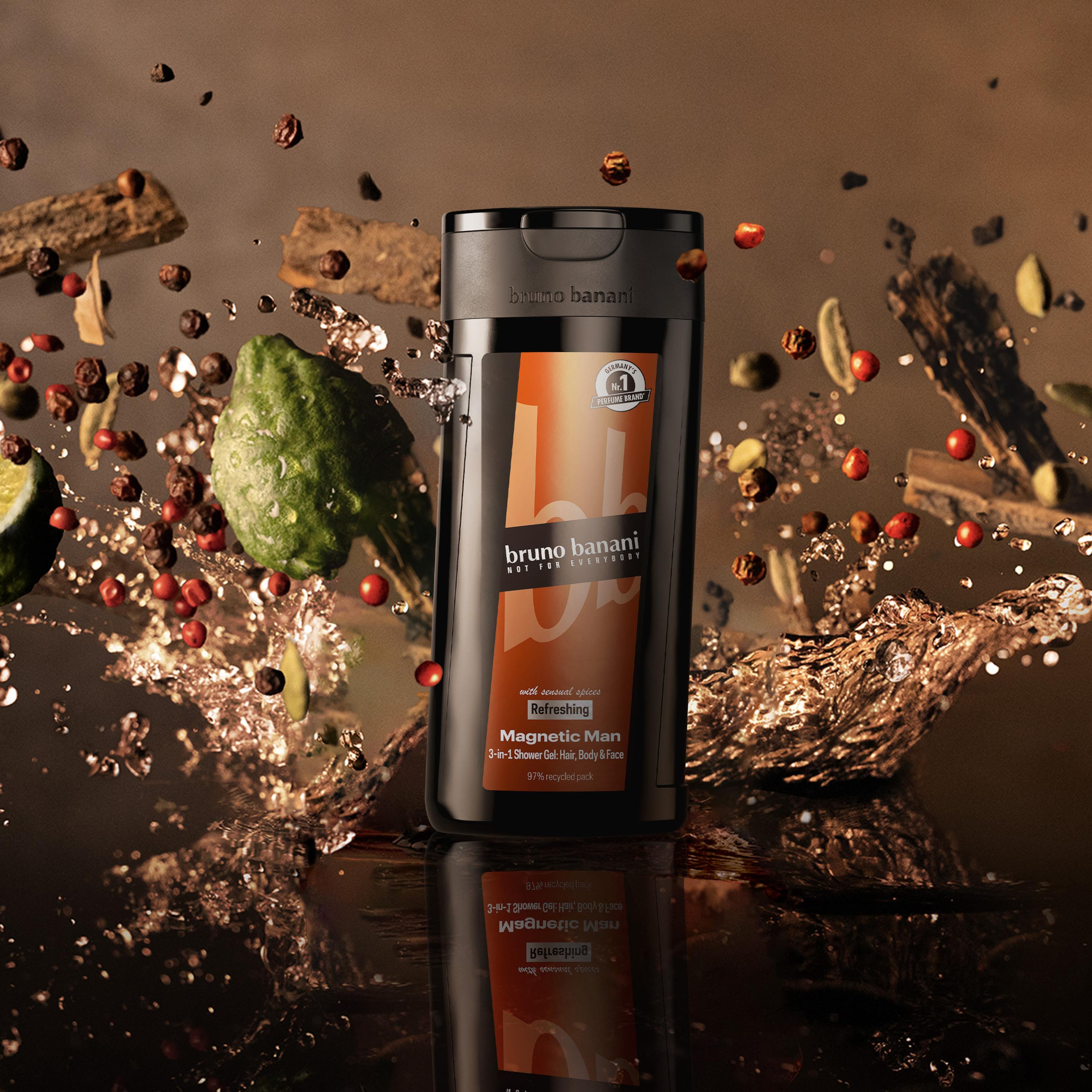Produktbild bruno banani Magnetic Man 3-in-1 Duschgel 5 von 8