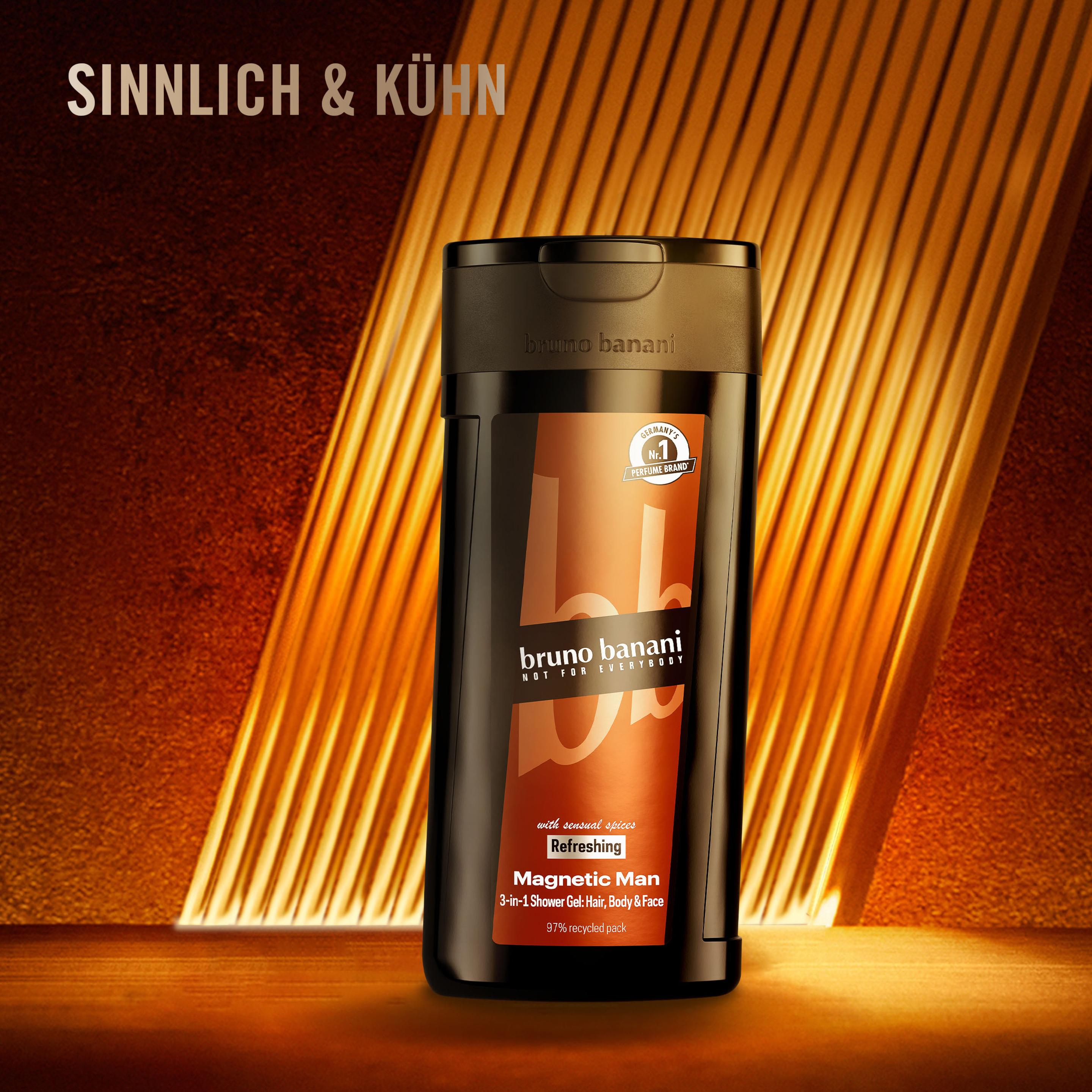 Produktbild bruno banani Magnetic Man 3-in-1 Duschgel 4 von 8