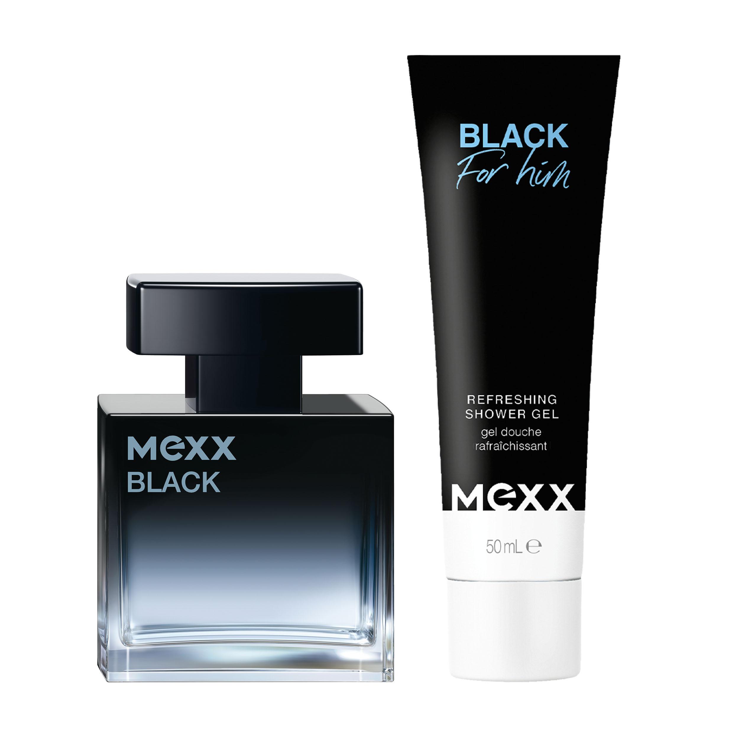 Produktbild MEXX Black Man Eau de Toilette und Duschgel Geschenkpackung 2 von 5