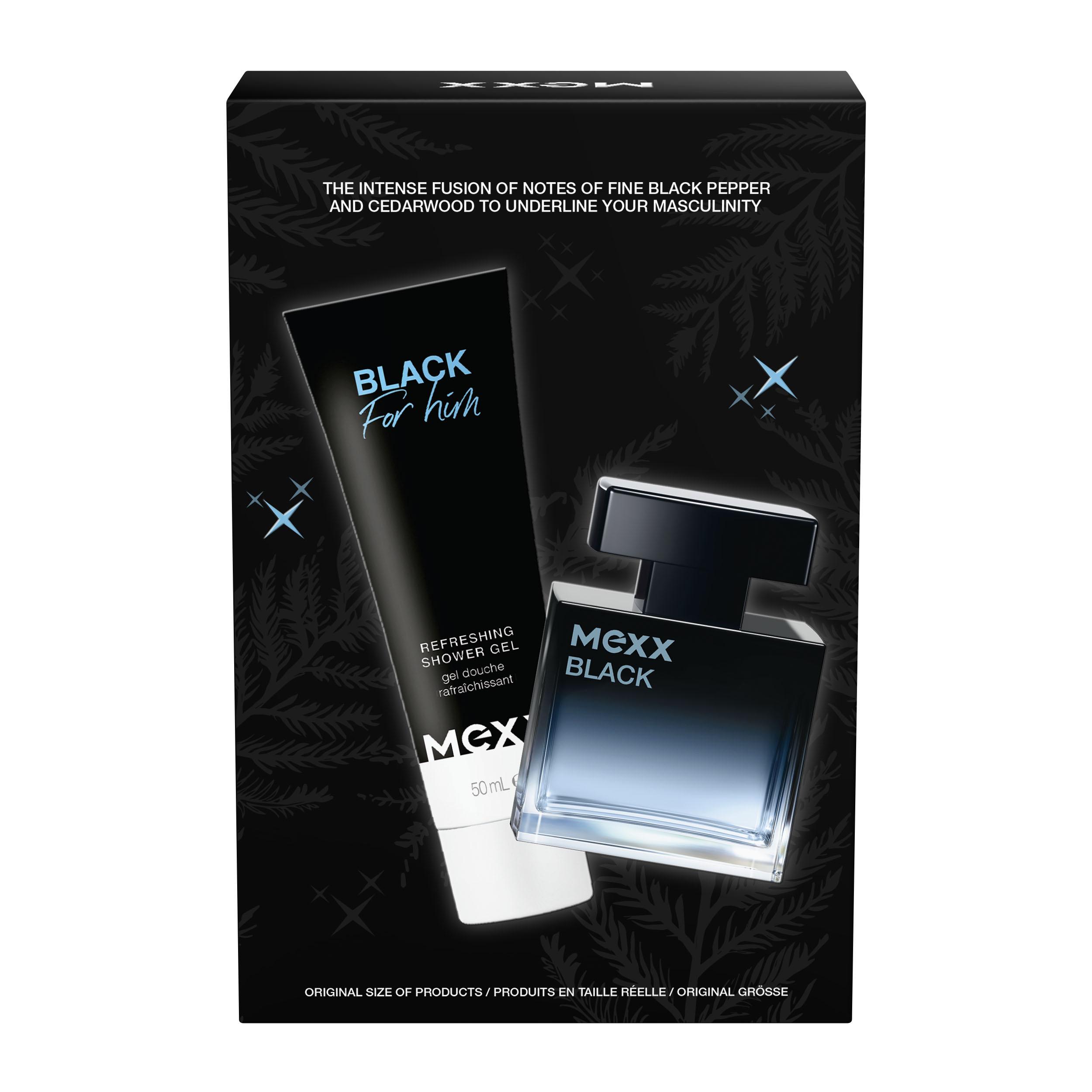 Produktbild MEXX Black Man Eau de Toilette und Duschgel Geschenkpackung 3 von 5