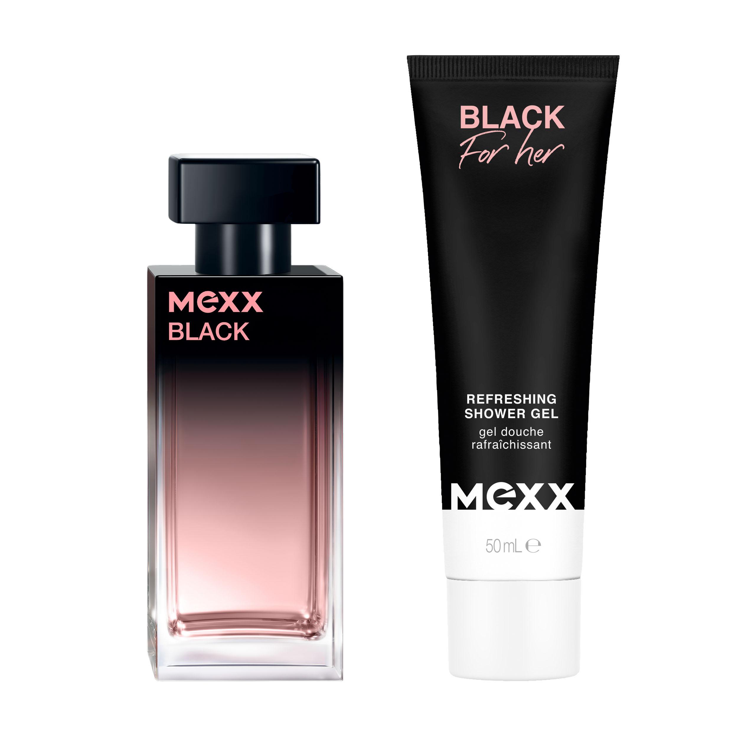 Produktbild MEXX Black Woman Eau de Toilette und Duschgel Geschenkpackung 4 von 5