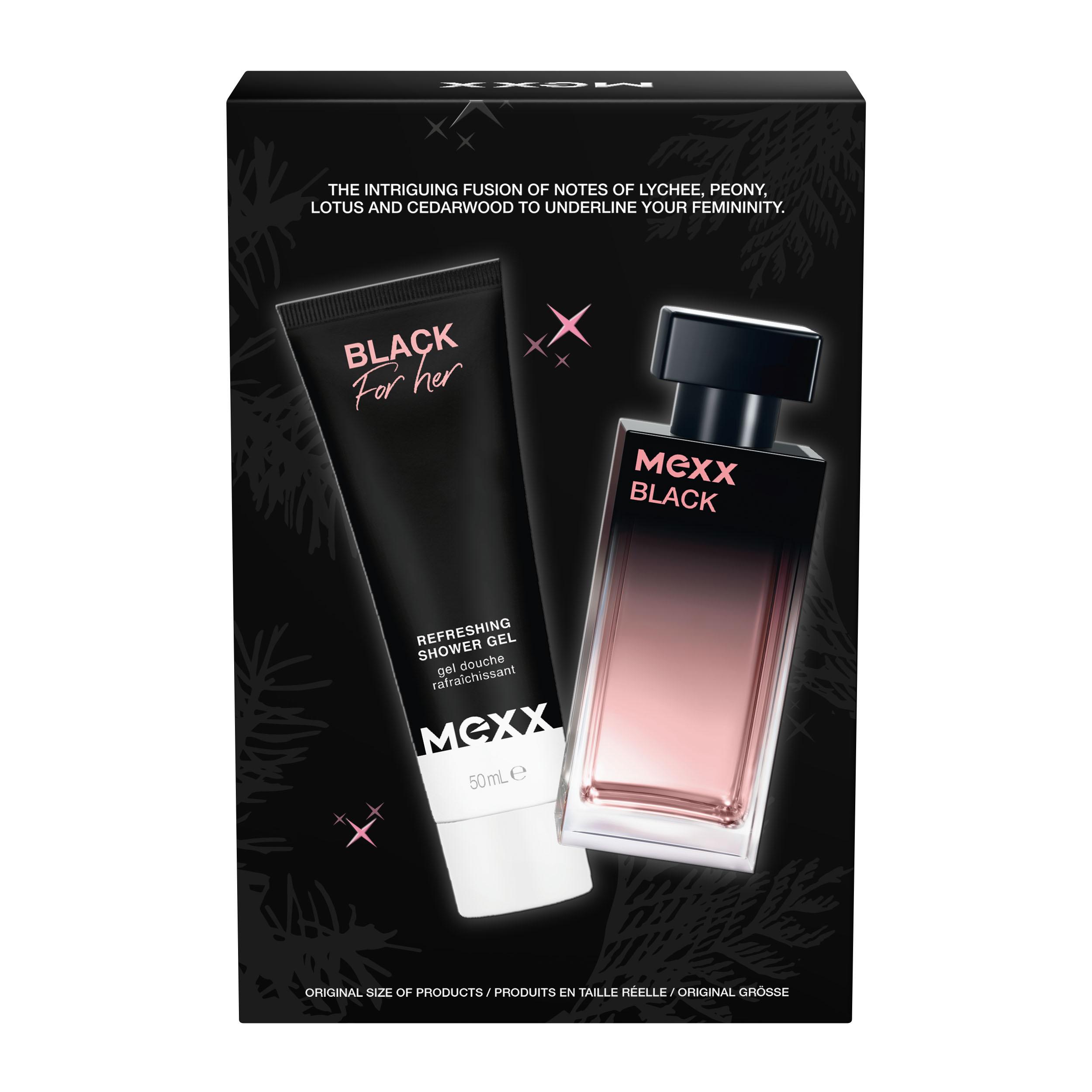 Produktbild MEXX Black Woman Eau de Toilette und Duschgel Geschenkpackung 3 von 5