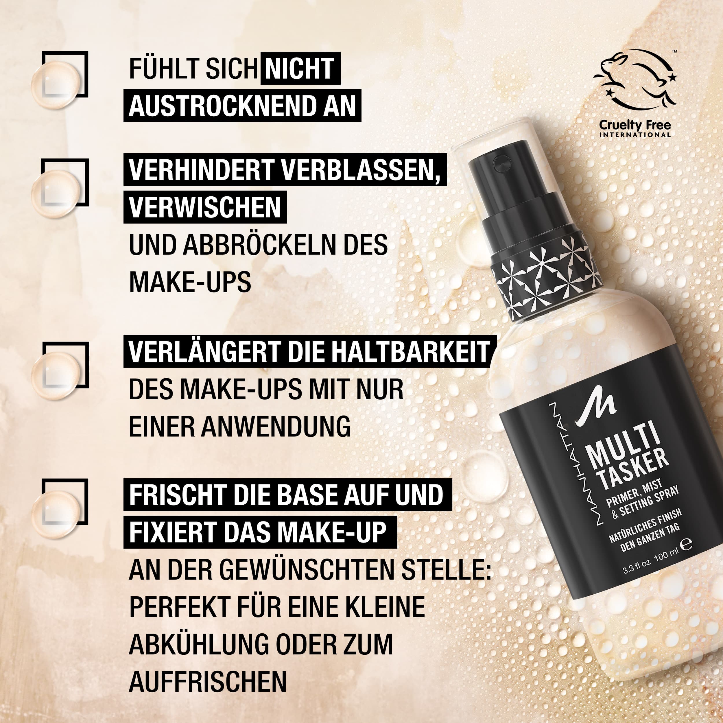 Produktbild MANHATTAN COSMETICS Multi Tasker Primer, Mist & Setting Spray 9 von 11