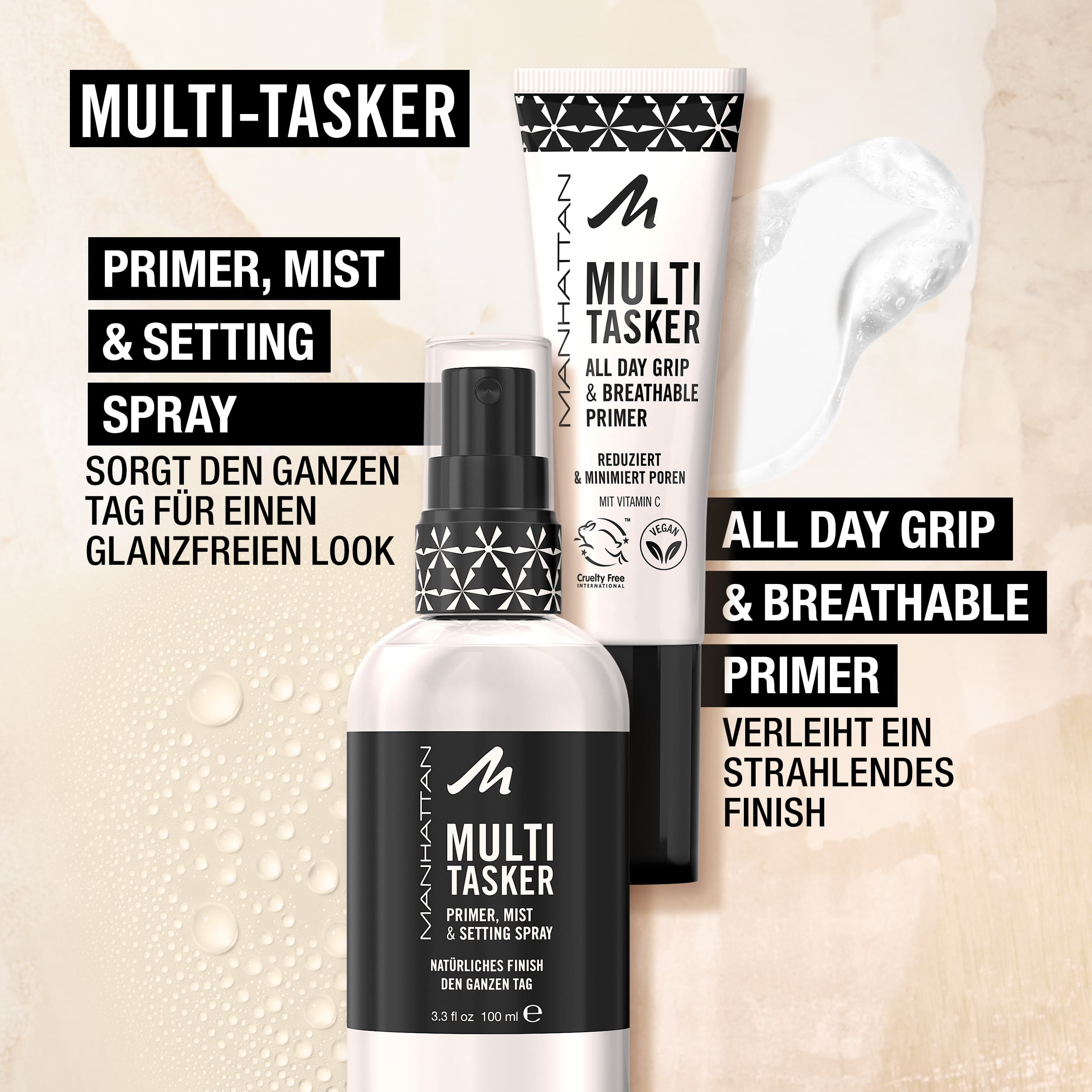 Produktbild MANHATTAN COSMETICS Multi Tasker Primer, Mist & Setting Spray 6 von 11