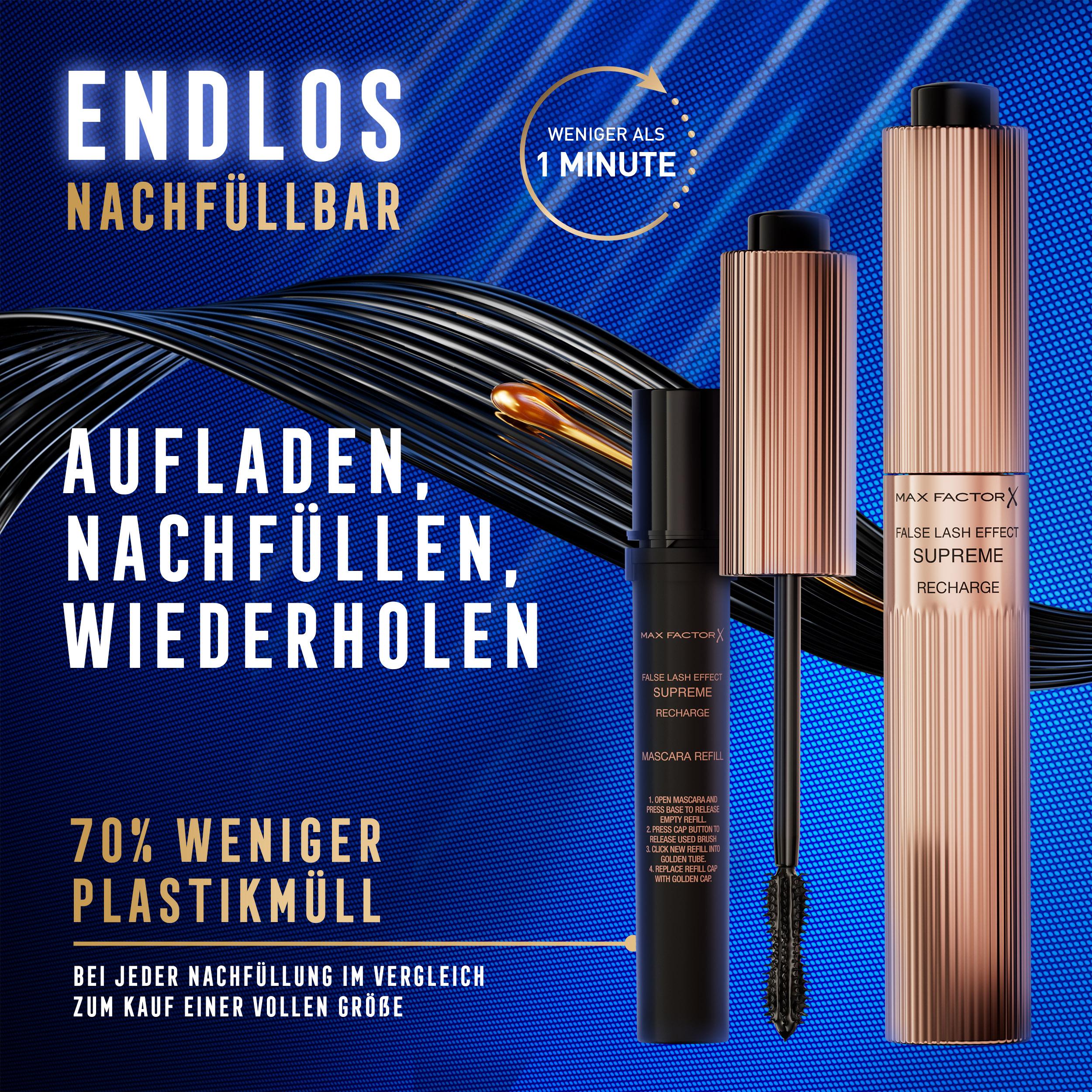 Produktbild MAX FACTOR False Lash Effect Supreme Recharge Mascara nachfüllbar 6 von 9
