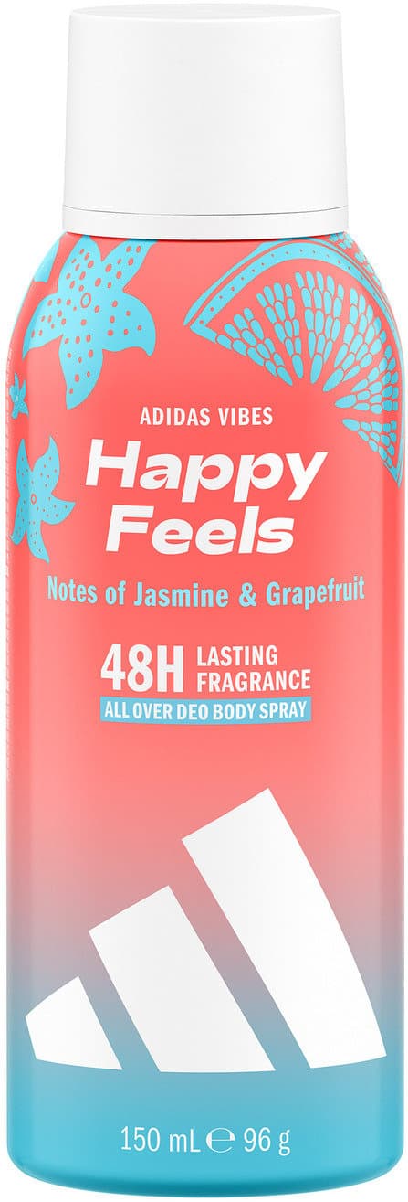 adidas Women Deospray Vibes Happy Feels All Over 