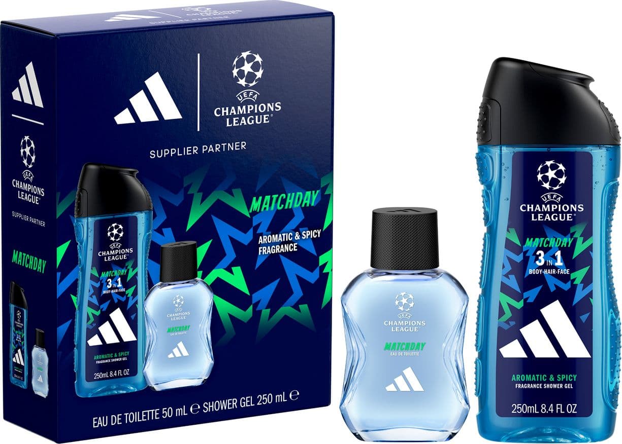 adidas UEFA Champions League Matchday Eau de Toilette und Duschgel Geschenkpackung