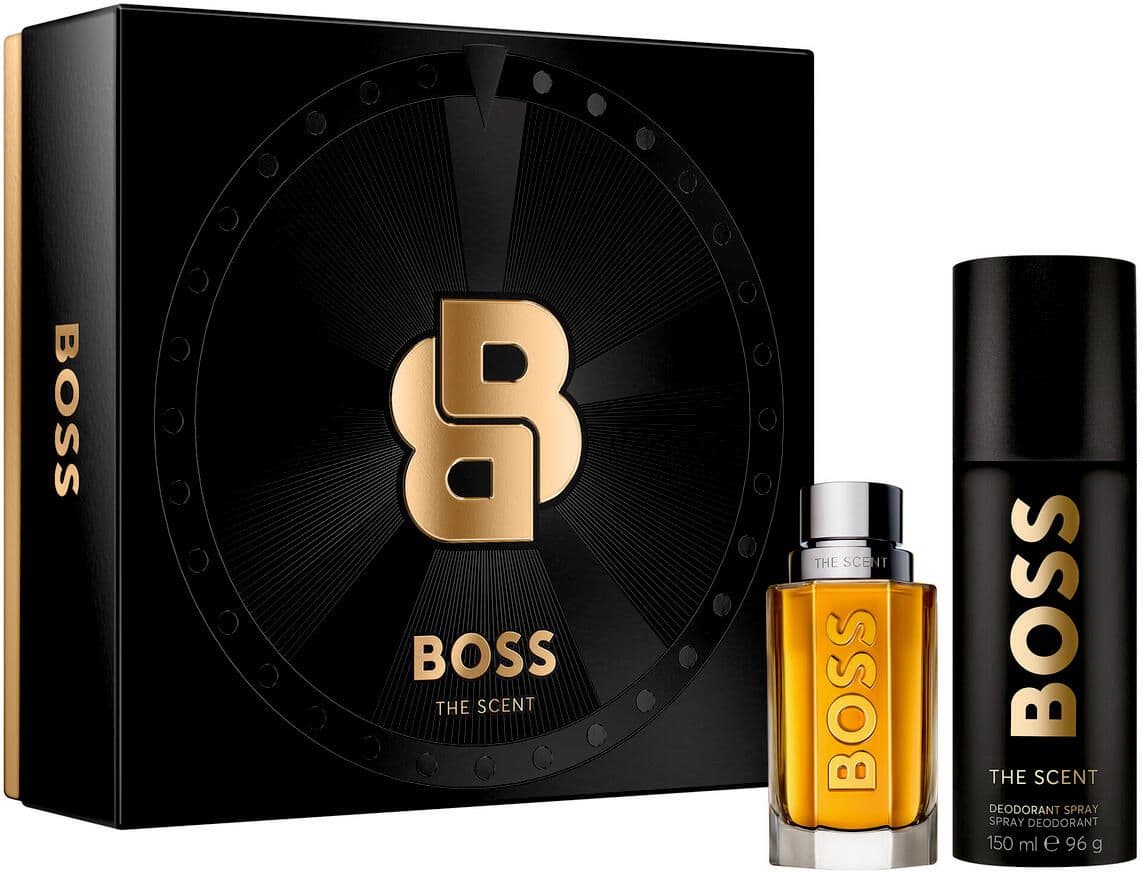 BOSS The Scent Eau de Toilette for Him und Deodorant-Spray Geschenkpackung