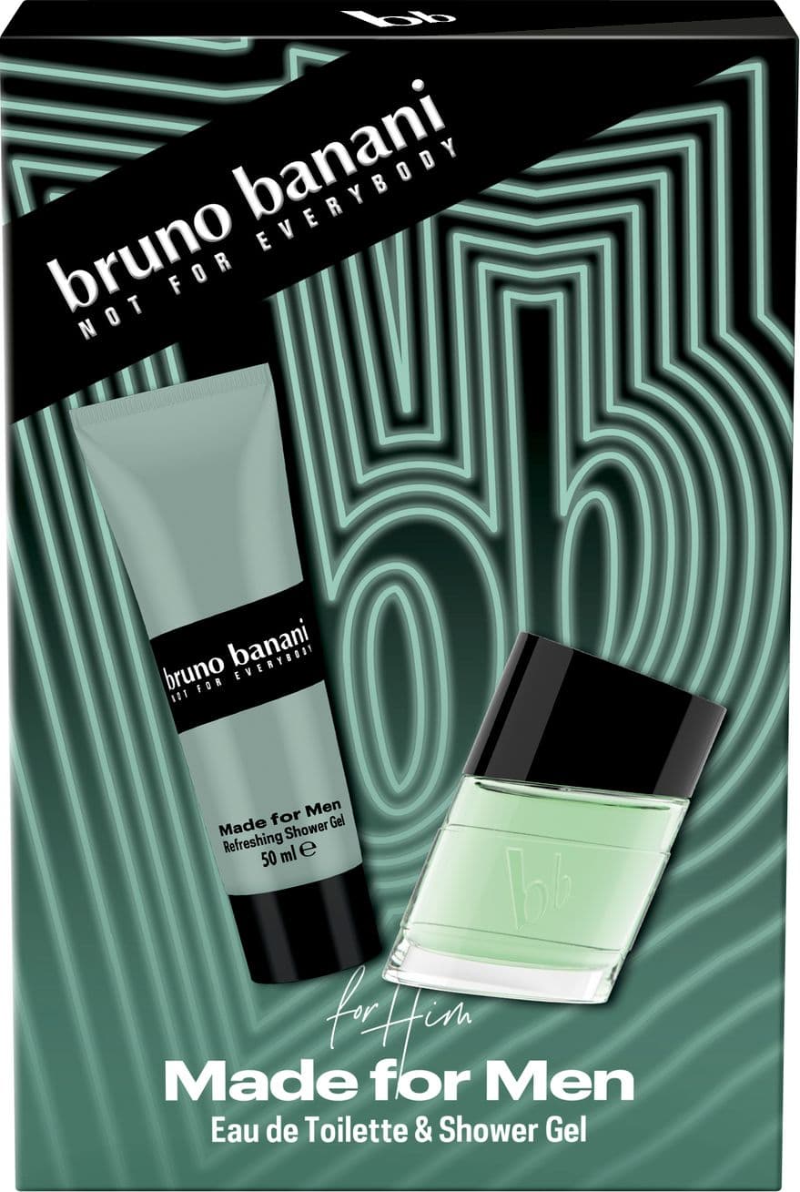 bruno banani Made For Men Eau de Toilette und Duschgel Geschenkpackung