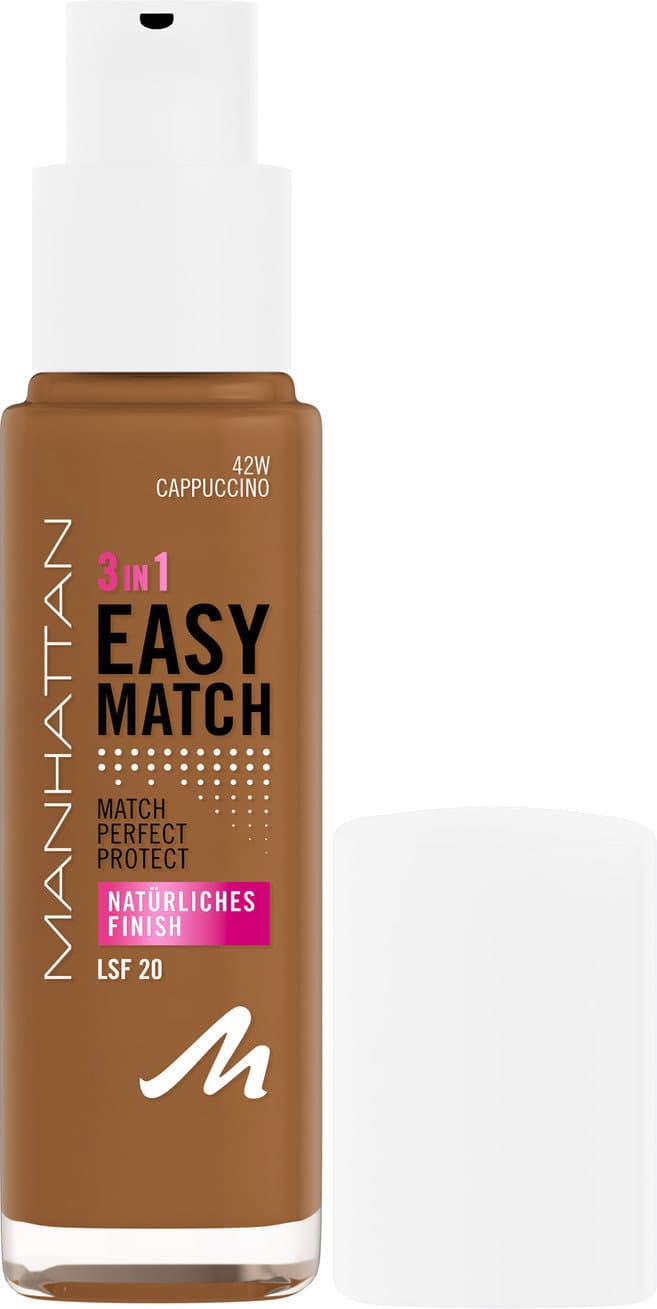 MANHATTAN COSMETICS Easy Match Foundation LSF 20