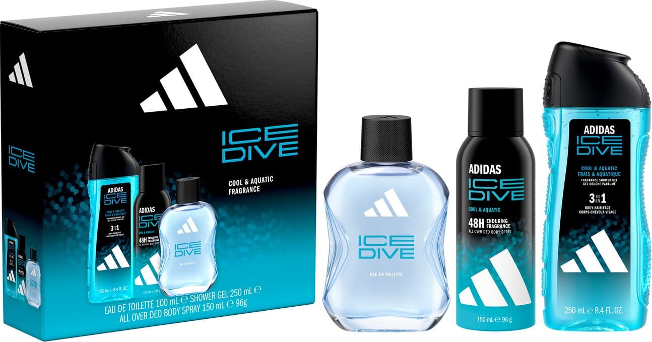 adidas Ice Dive Eau de Toilette und Duschgel Geschenkpackung