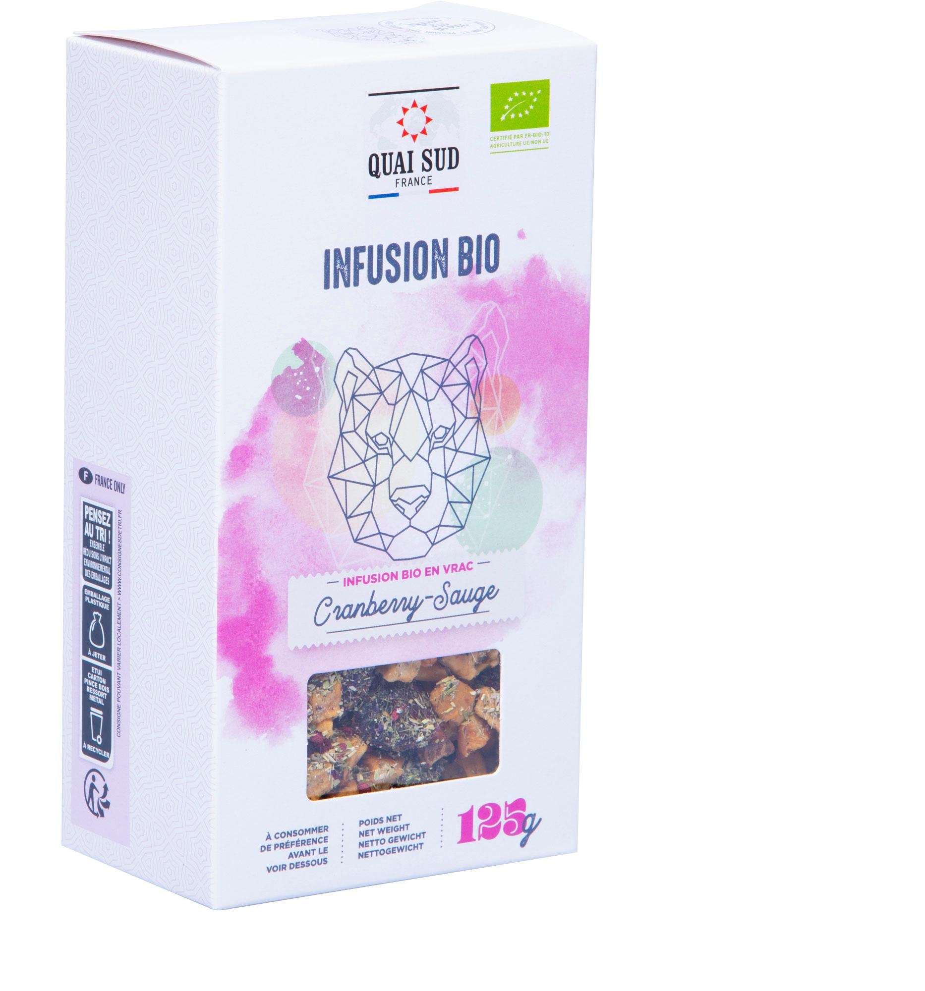 Quai Sud Bio Kräutertee Cranberry Salbei