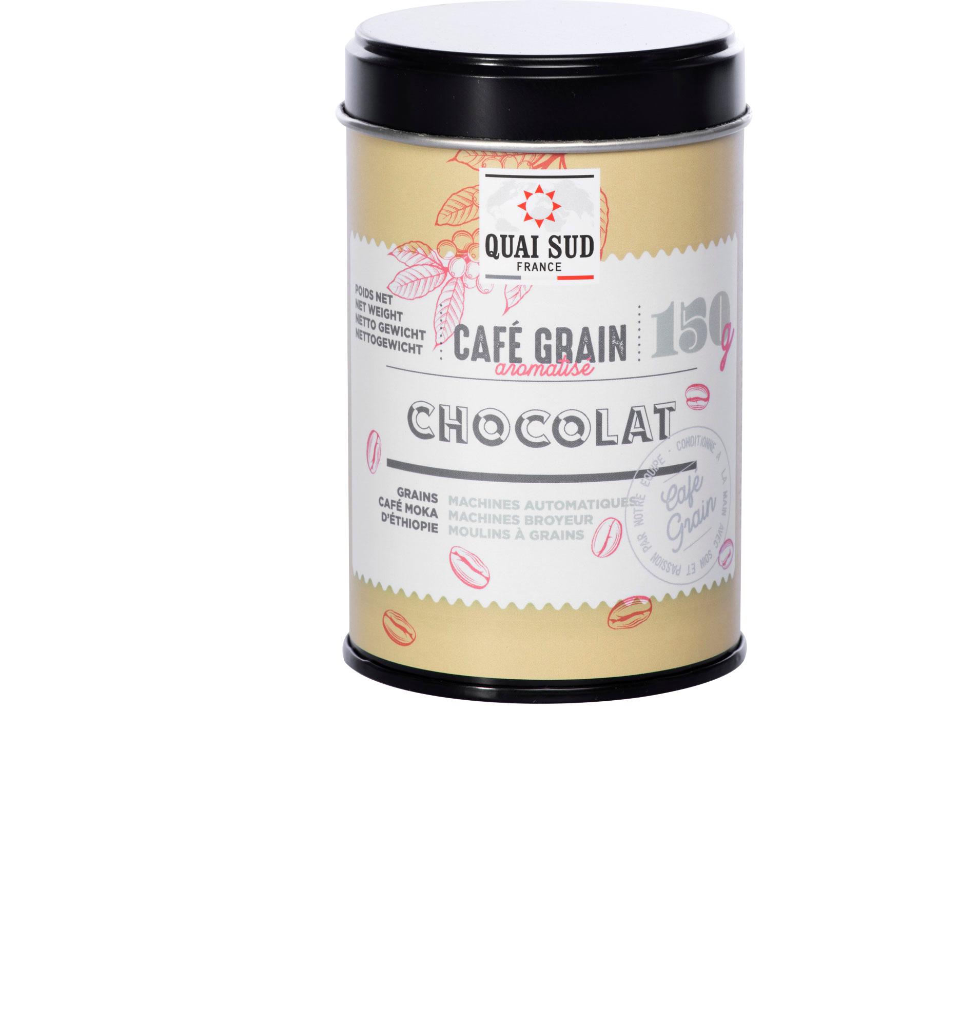 Quai Sud Aromatisierte Kaffeebohnen Schokolade in Dose