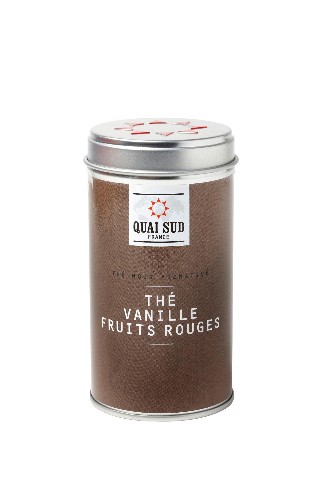 Quai Sud Schwarzer Tee rote Früchte mit Vanille in Dose
