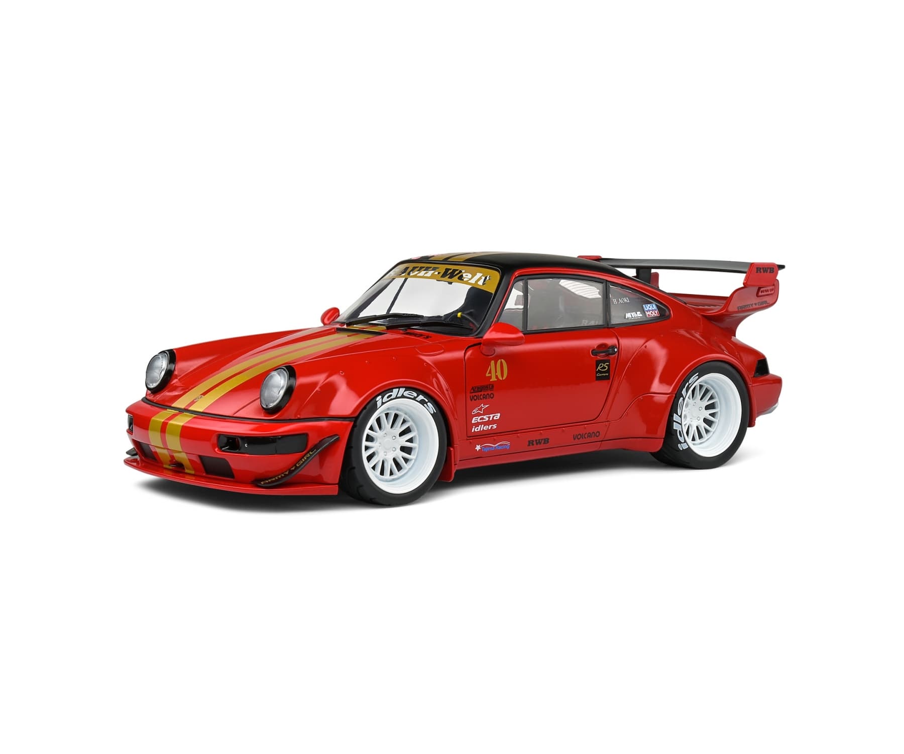 Solido 1:18 Porsche RWB Red Saduka
