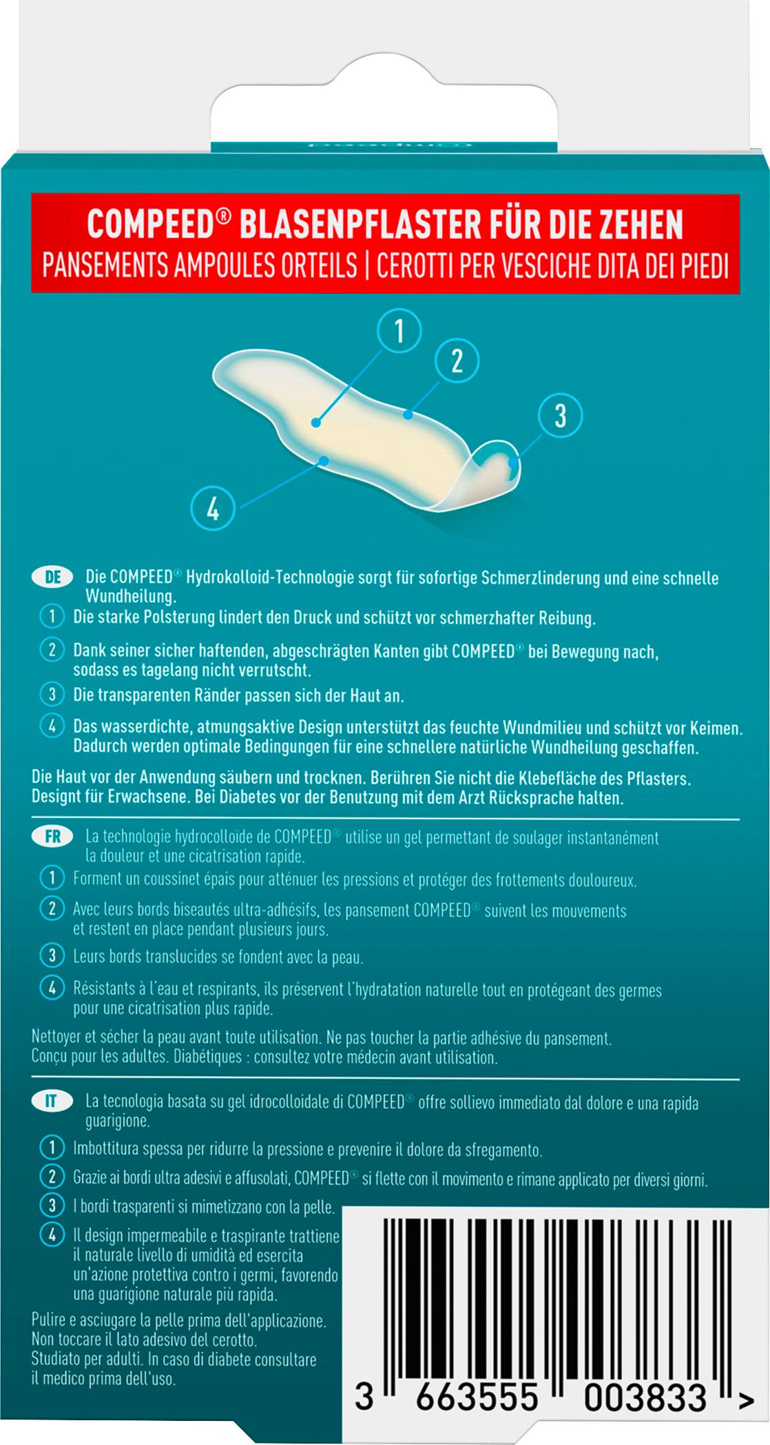 Produktbild Compeed Blasenpflaster für die Zehen 2 von 2