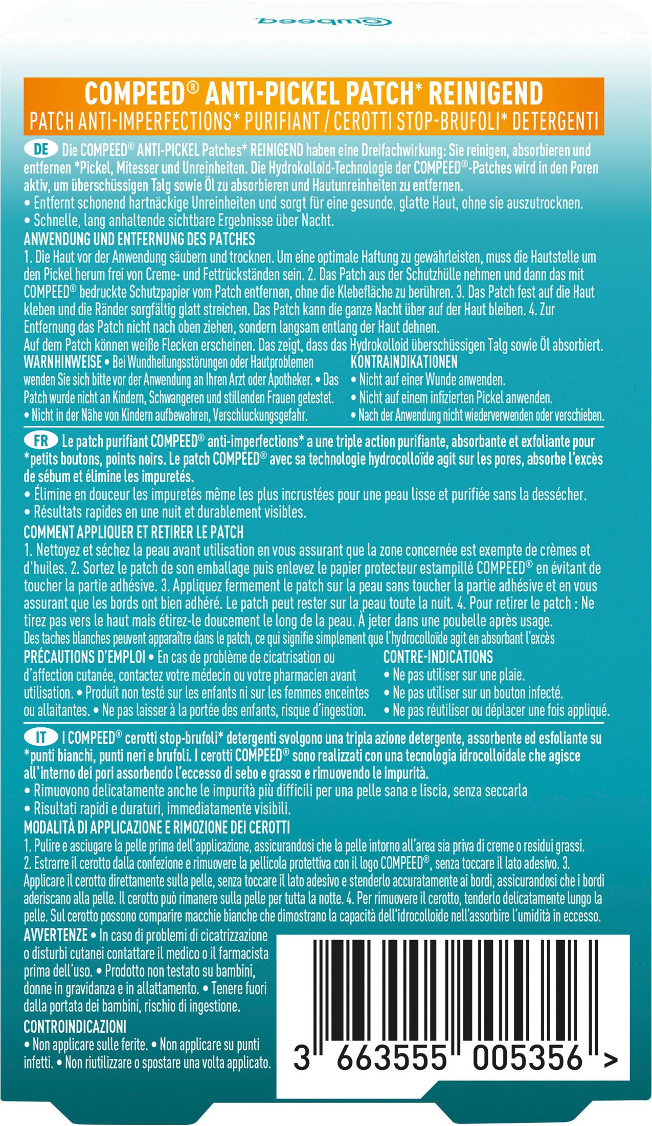 Produktbild Compeed Anti Pickel Patch reinigend 2 von 2
