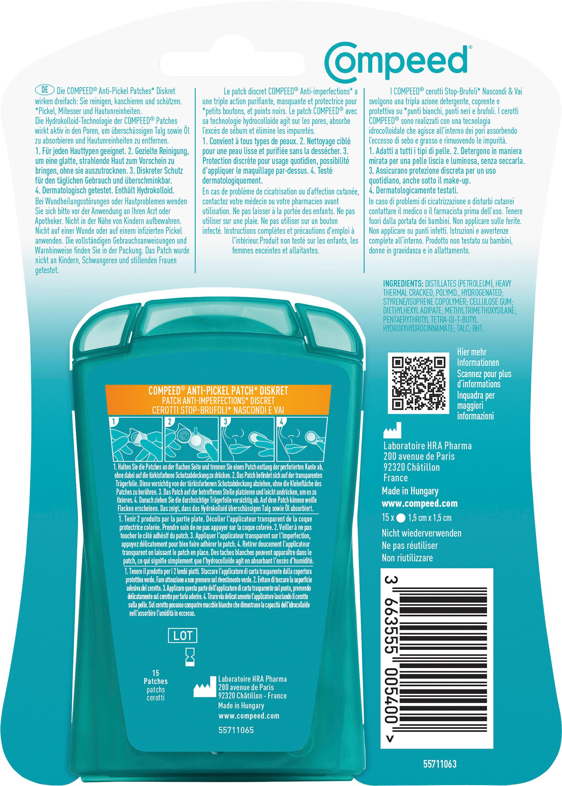 Produktbild Compeed Anti Pickel Patch diskret 2 von 2