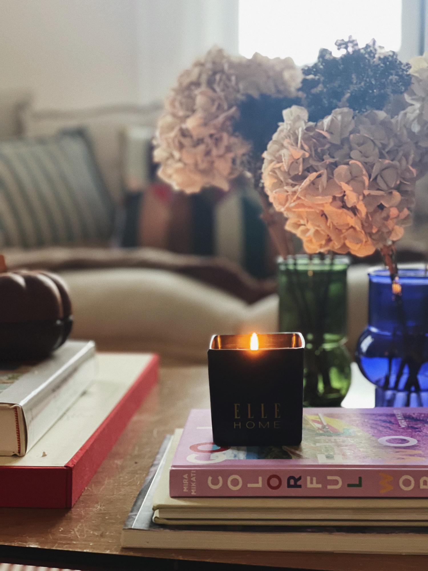 Produktbild ELLE Home Dark Rose Candle 2 von 6