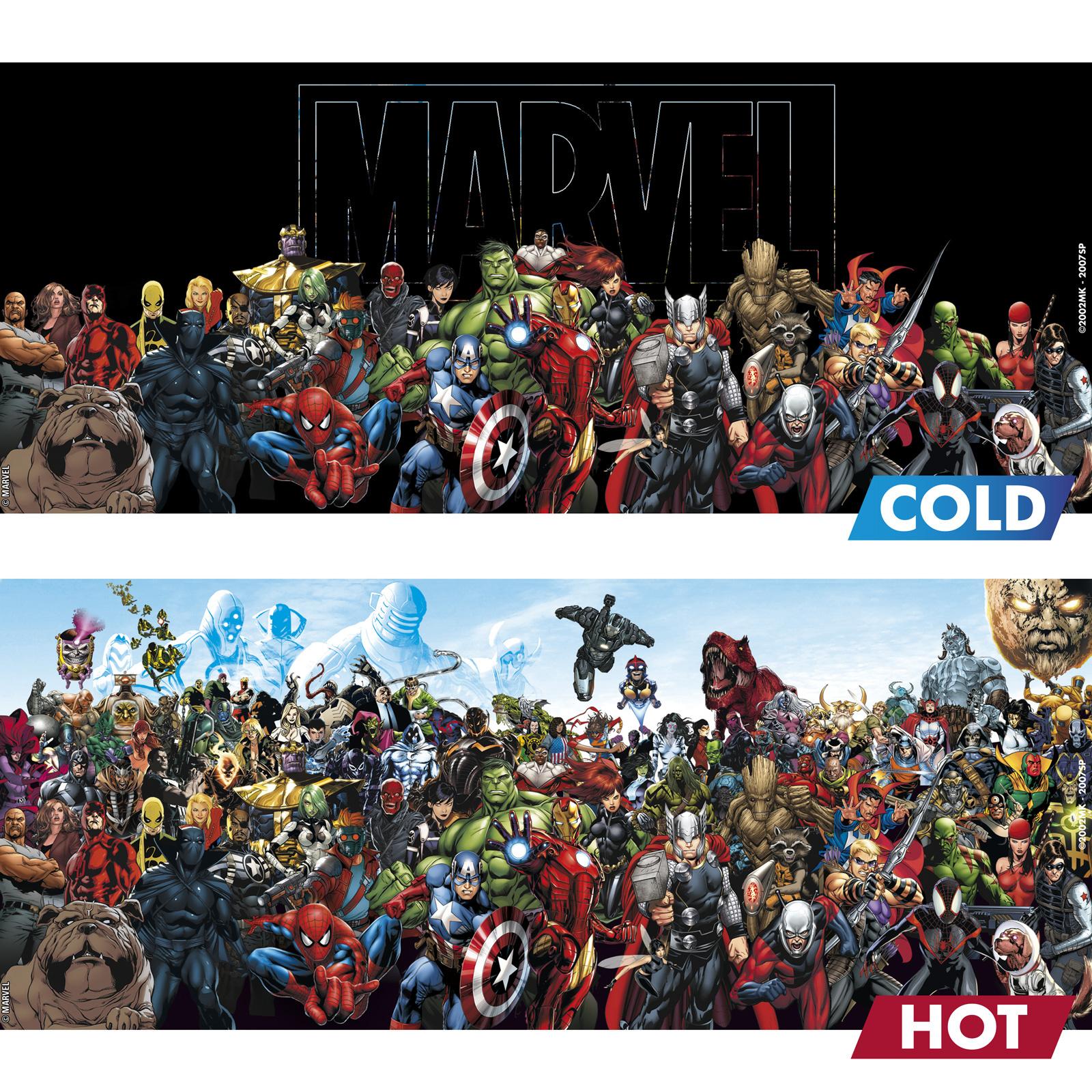 Produktbild MARVEL Tasse Thermoeffekttasse 460 ml Marvel Heroes 3 von 3