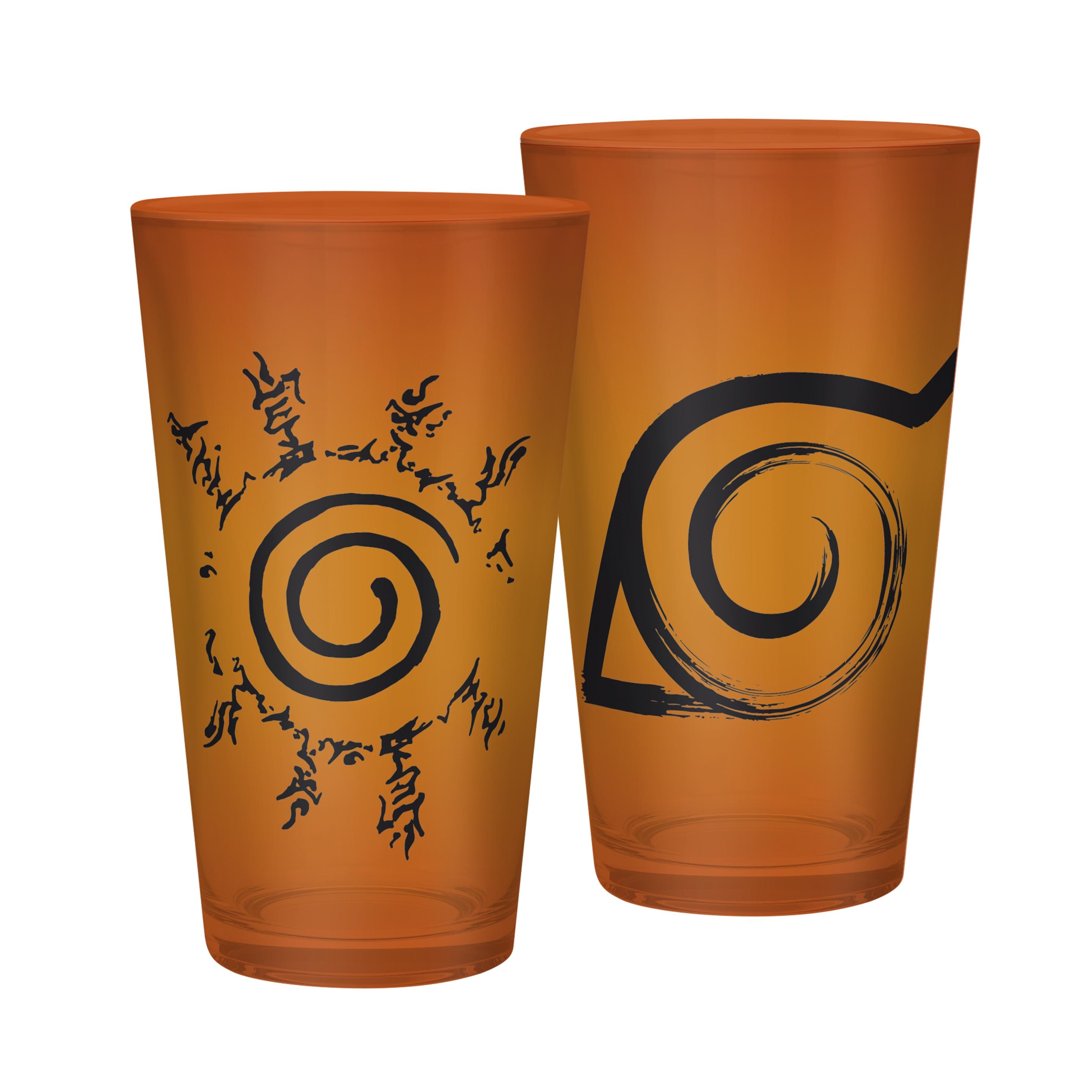 Produktbild NARUTO SHIPPUDEN Glas 400ml Konoha&Seal 5 von 5