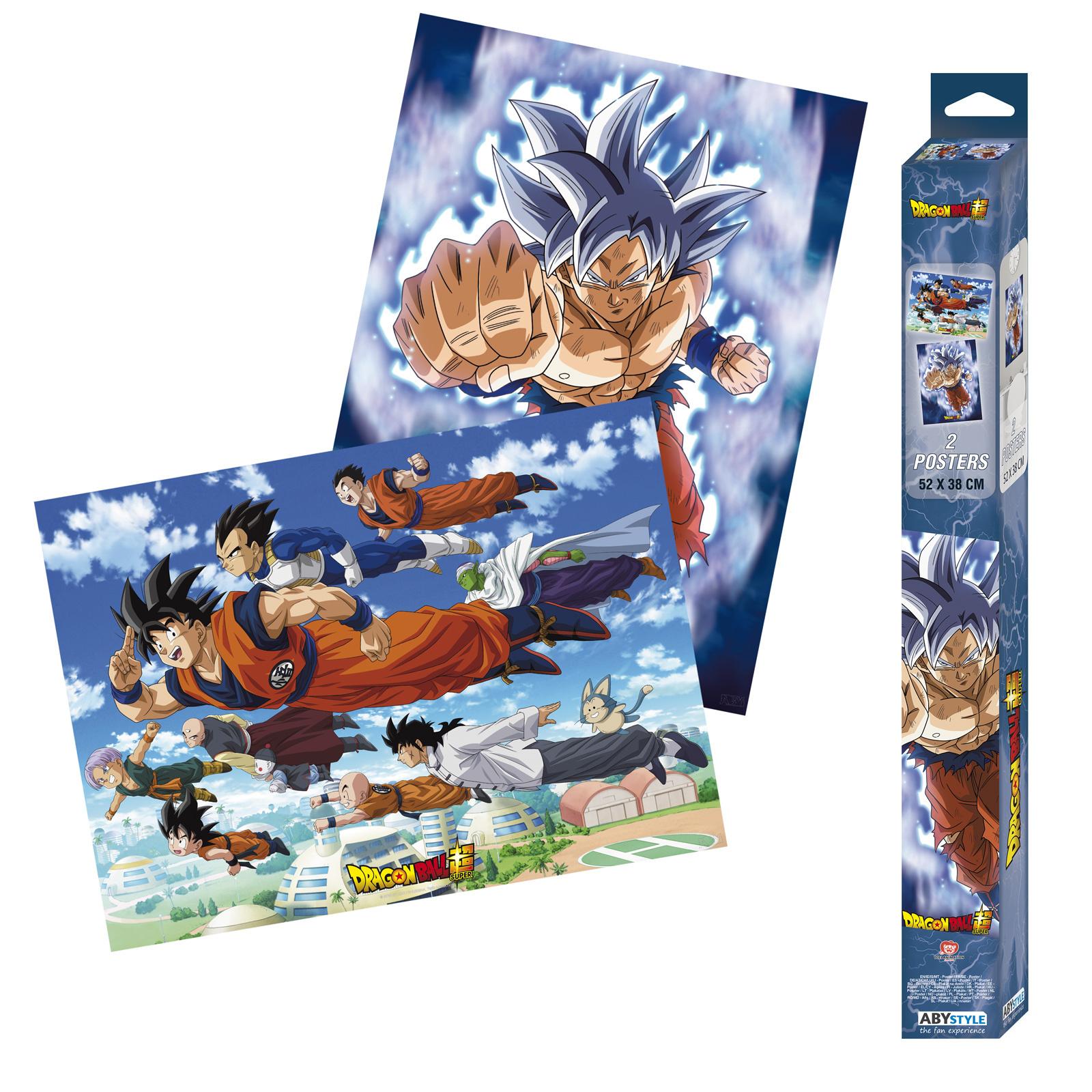 DRAGON BALL SUPER Goku&Friends 2 Poster Set 52x38cm
