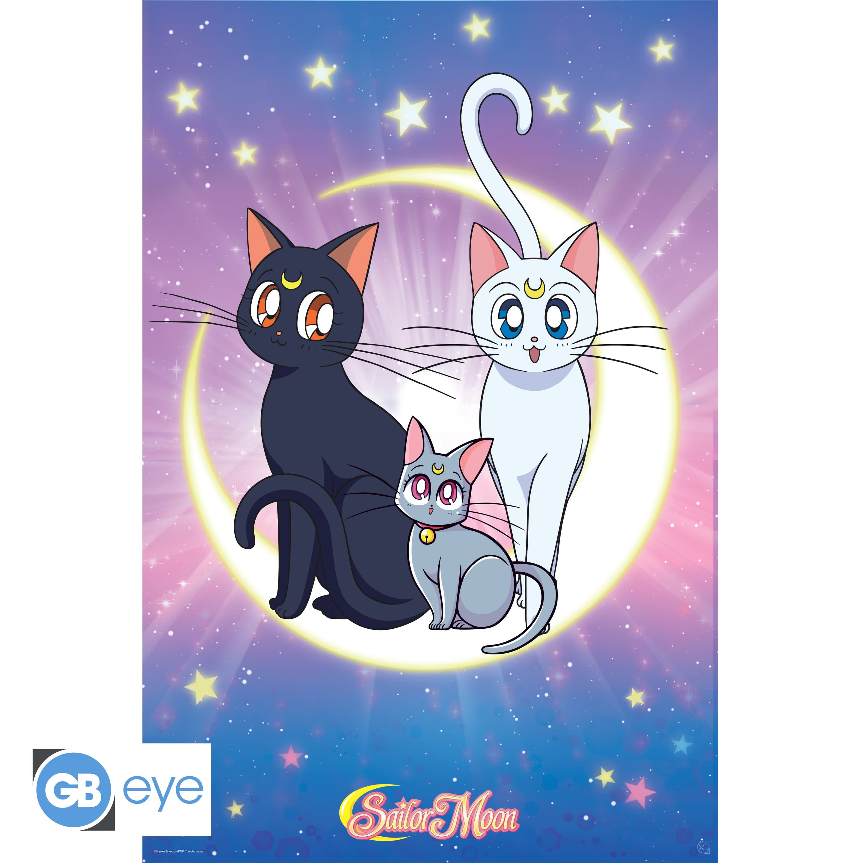 SAILOR MOON - Poster Maxi 91.5x61 - Luna, Artemis & Diana